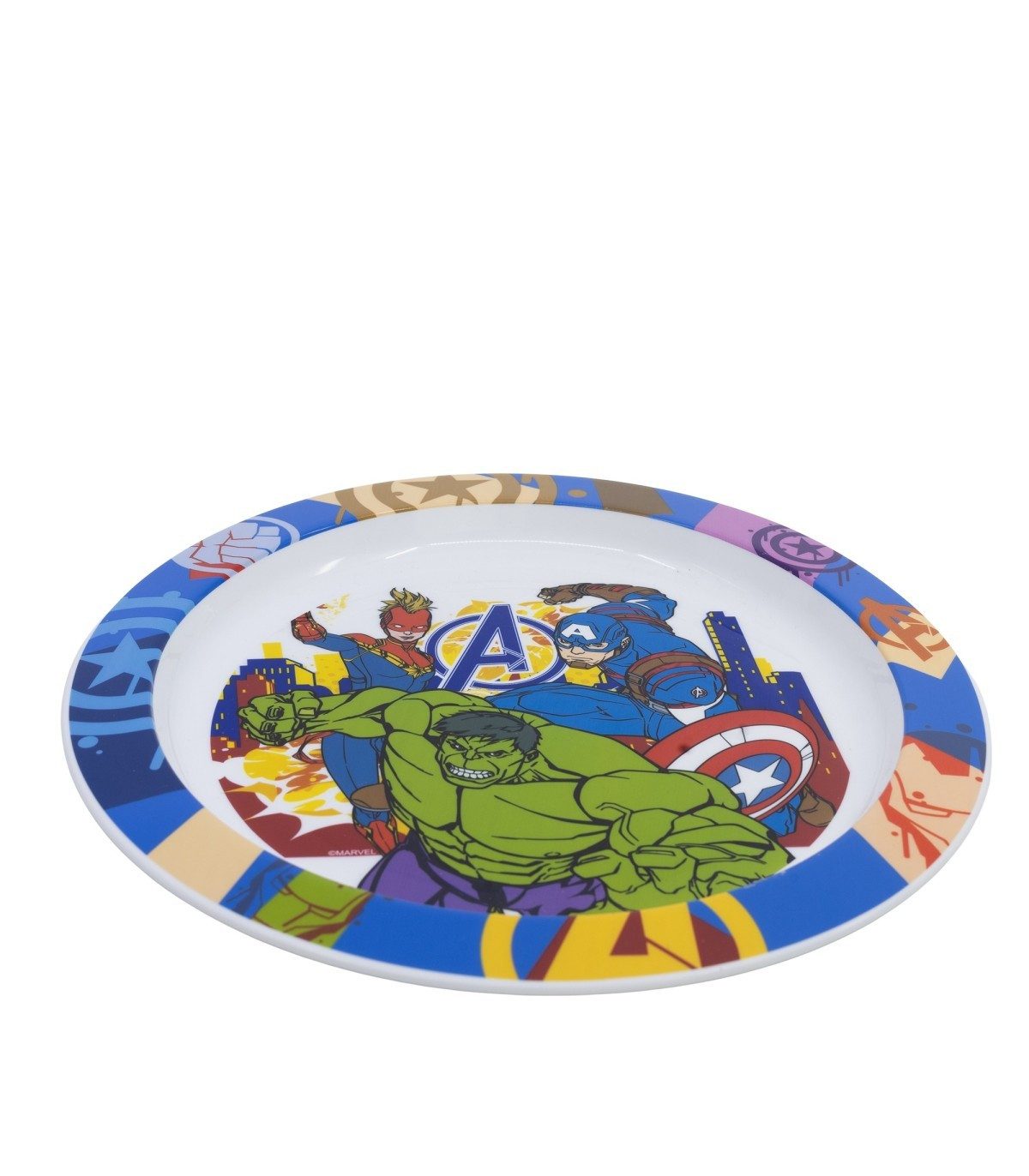 MARVEL Brotteller Kinder Teller Mikrowellengeeignet für zu Hause
