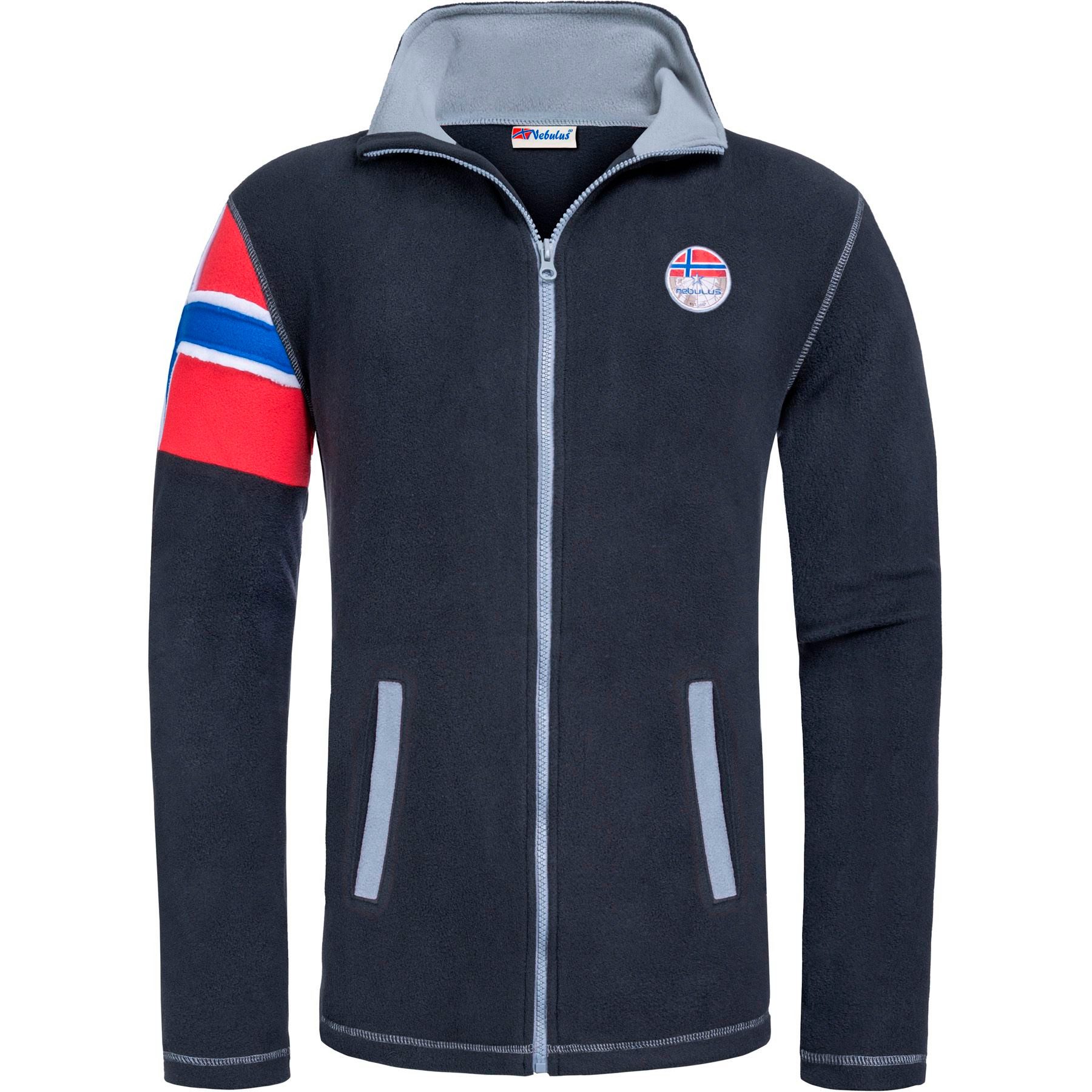 Nebulus Fleecejacke REAL, P6721 - Herren, schwarz-grau, XL günstig online kaufen