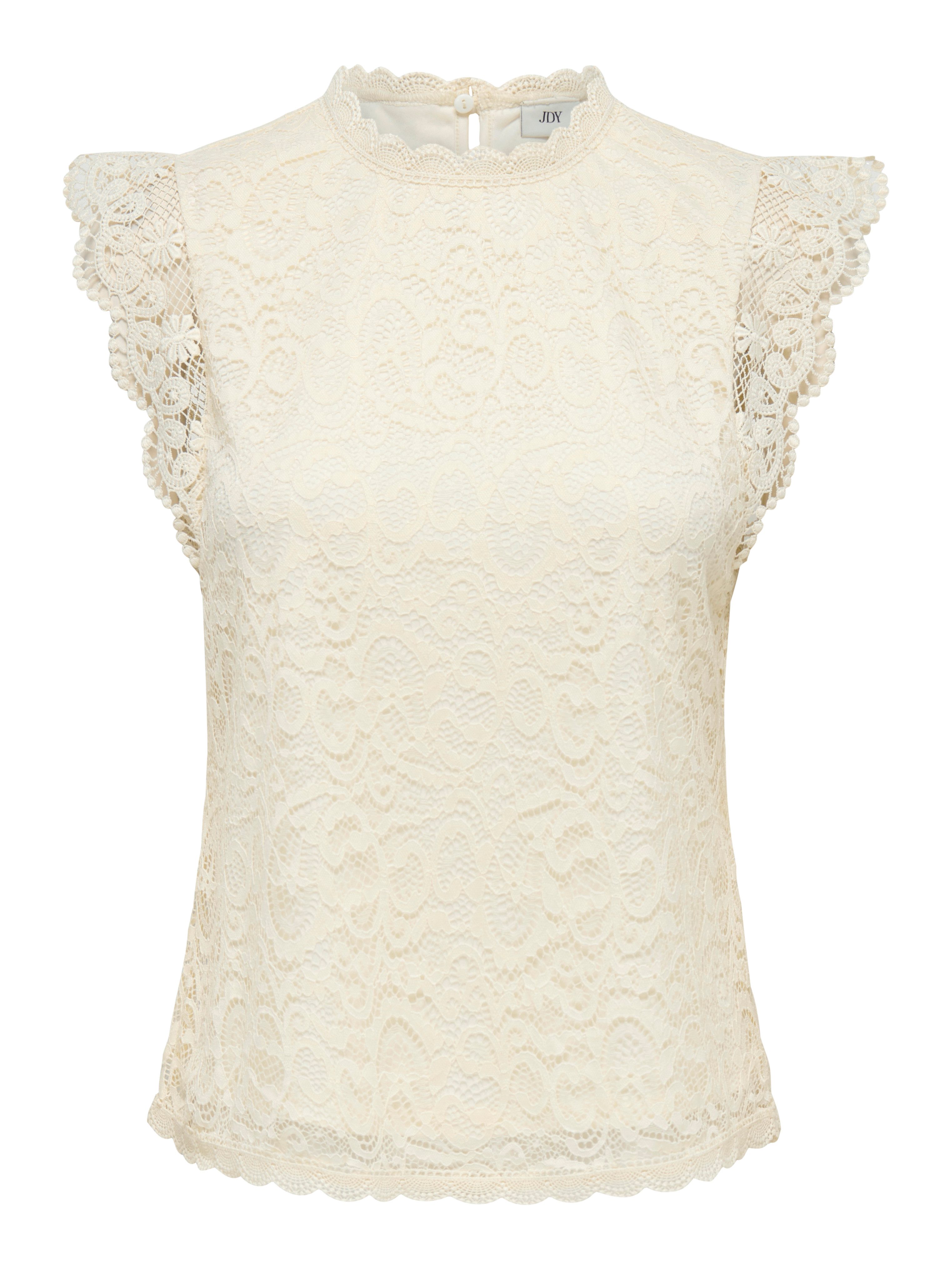 JDY Spitzenshirt JDYLOTAS S/L LACE TOP JRS