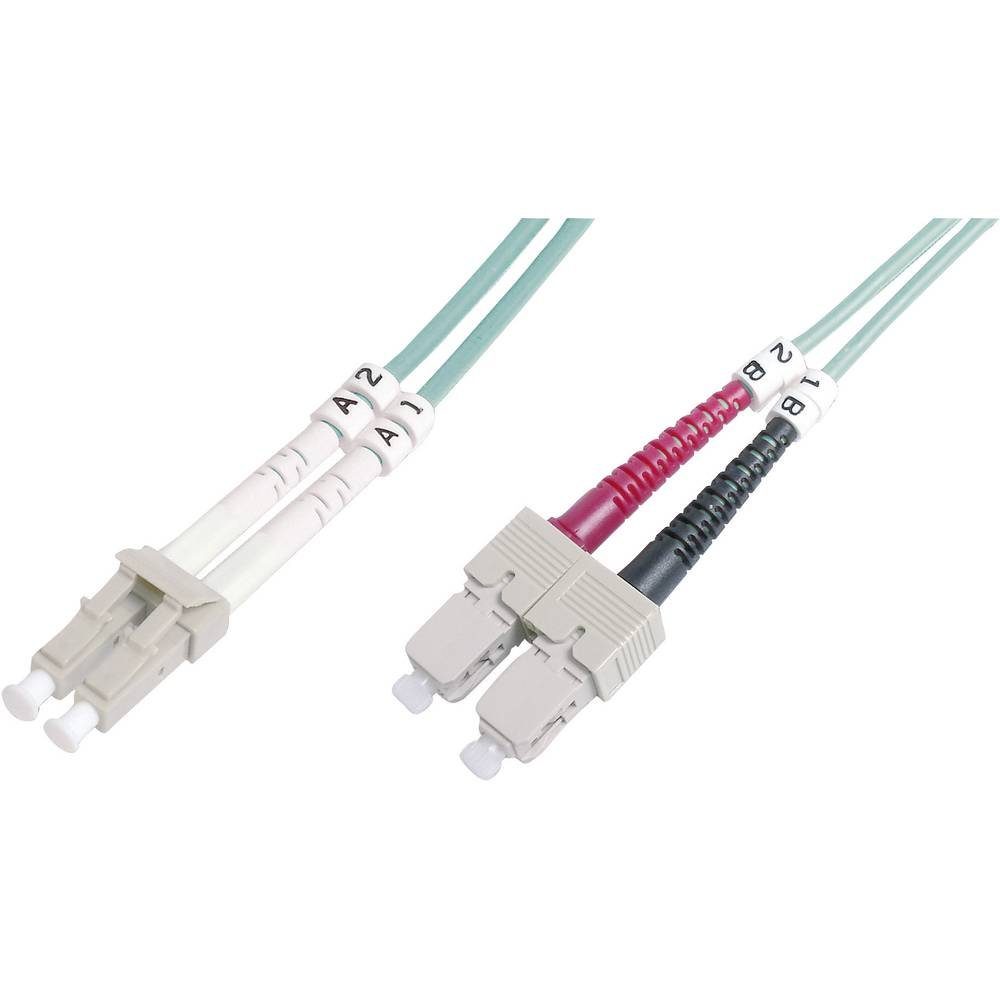 Digitus LWL-Kabel Duplex LC-Stecker / SC-Stecker 50/125 µ Glasfaserkabel