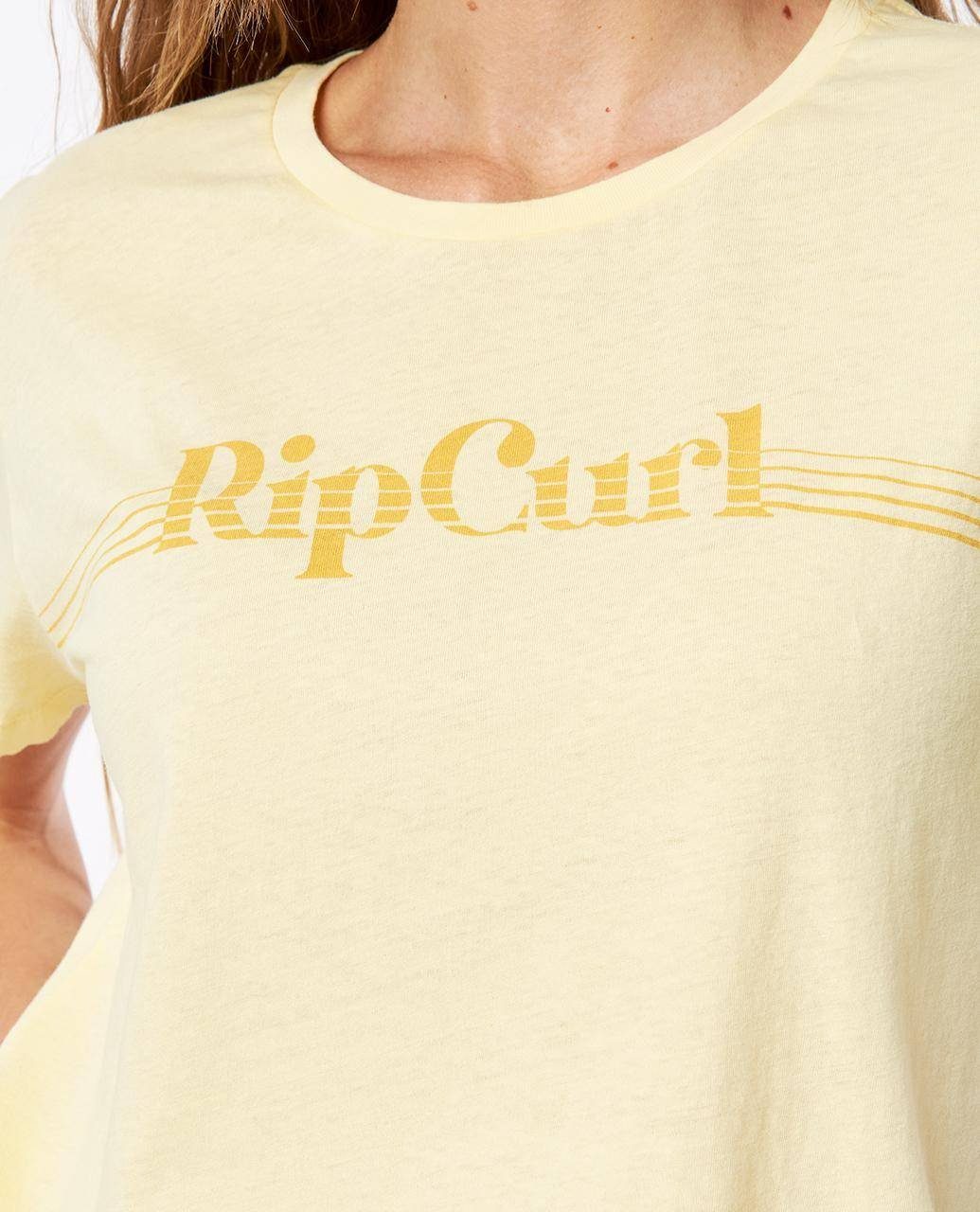 Curl Print-Shirt Rip Standart Re-Entry T-Shirt