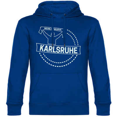 multifanshop Kapuzensweatshirt Karlsruhe - Meine Fankurve - Pullover