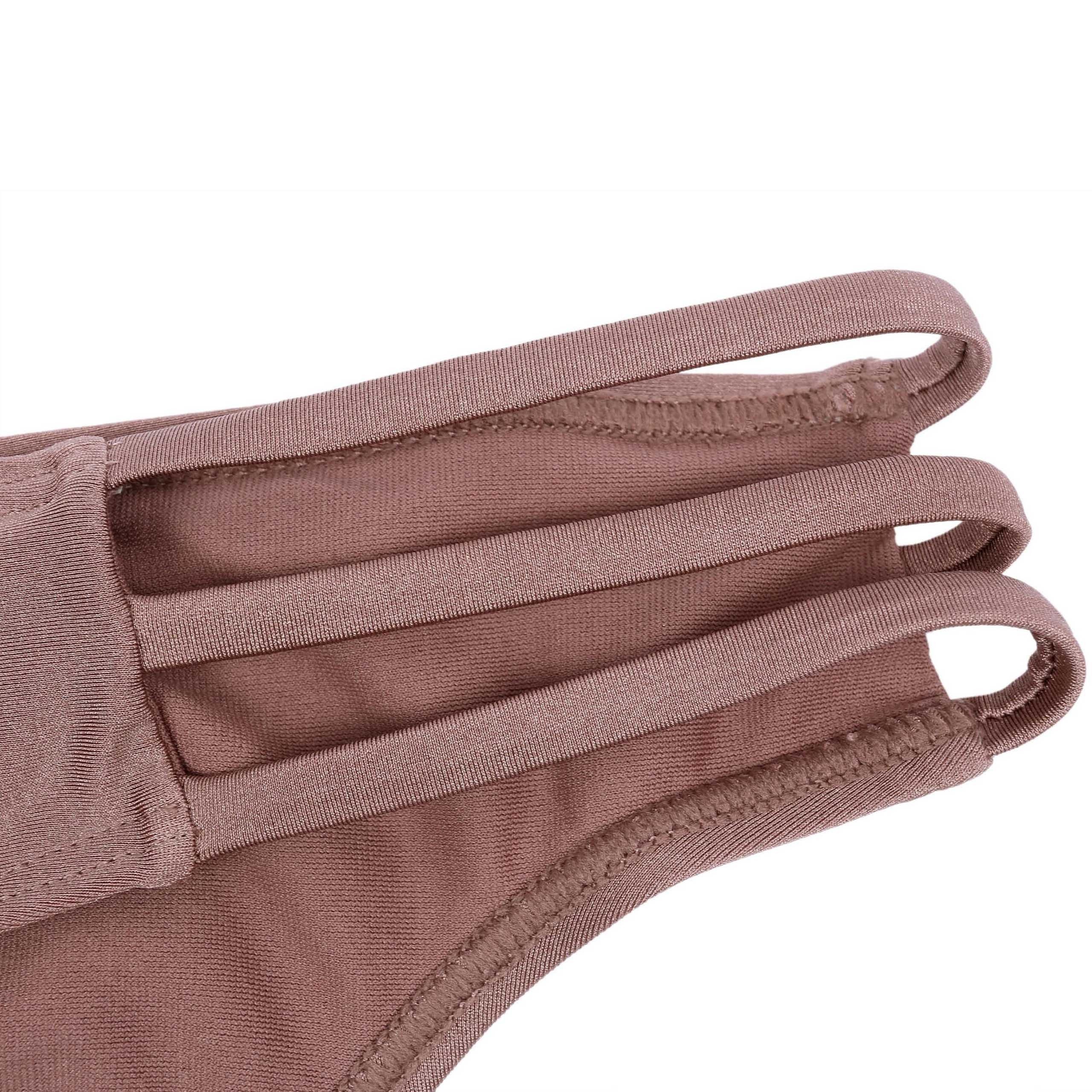 Sarcia.eu Badehose Braune Bikinihose Damen, Badeanzug-Unterteil mit Zierbändern – Bild 4 von 5
