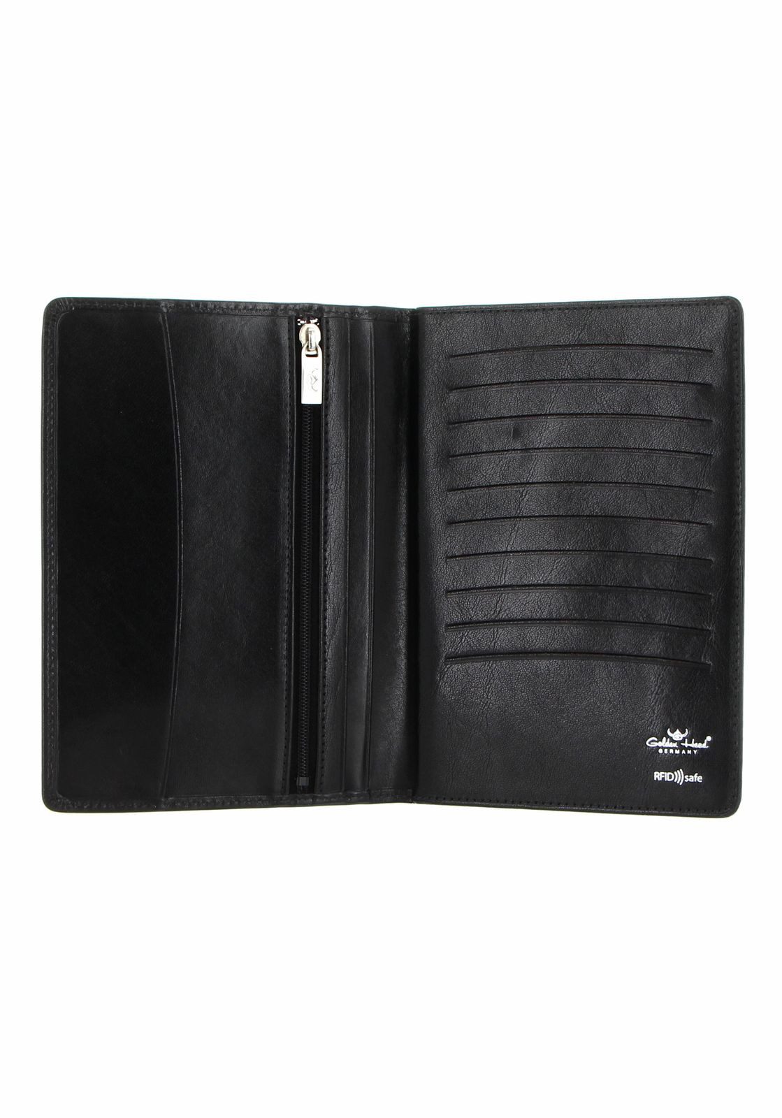 Golden Head Etui Brieftasche mit RV 4041, aus echtem Rindsleder mit RFID-Blocker Schutz
