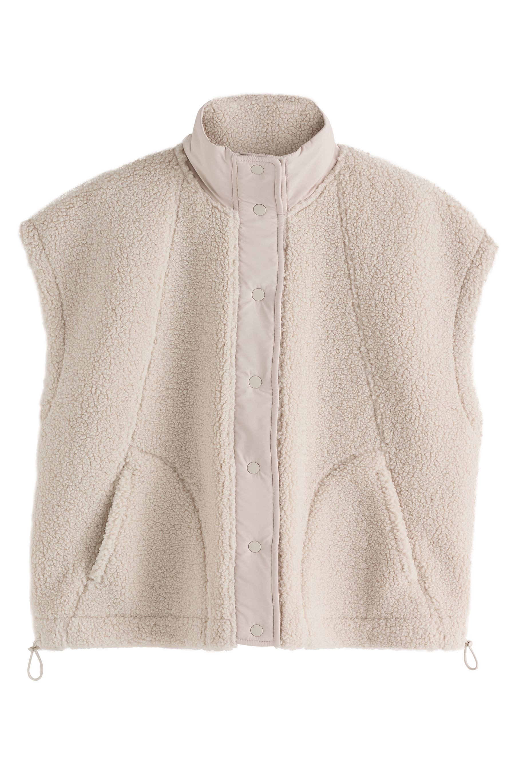 Next Fleeceweste Oversized Fit Weste-Cover-up aus Borg (1-tlg)