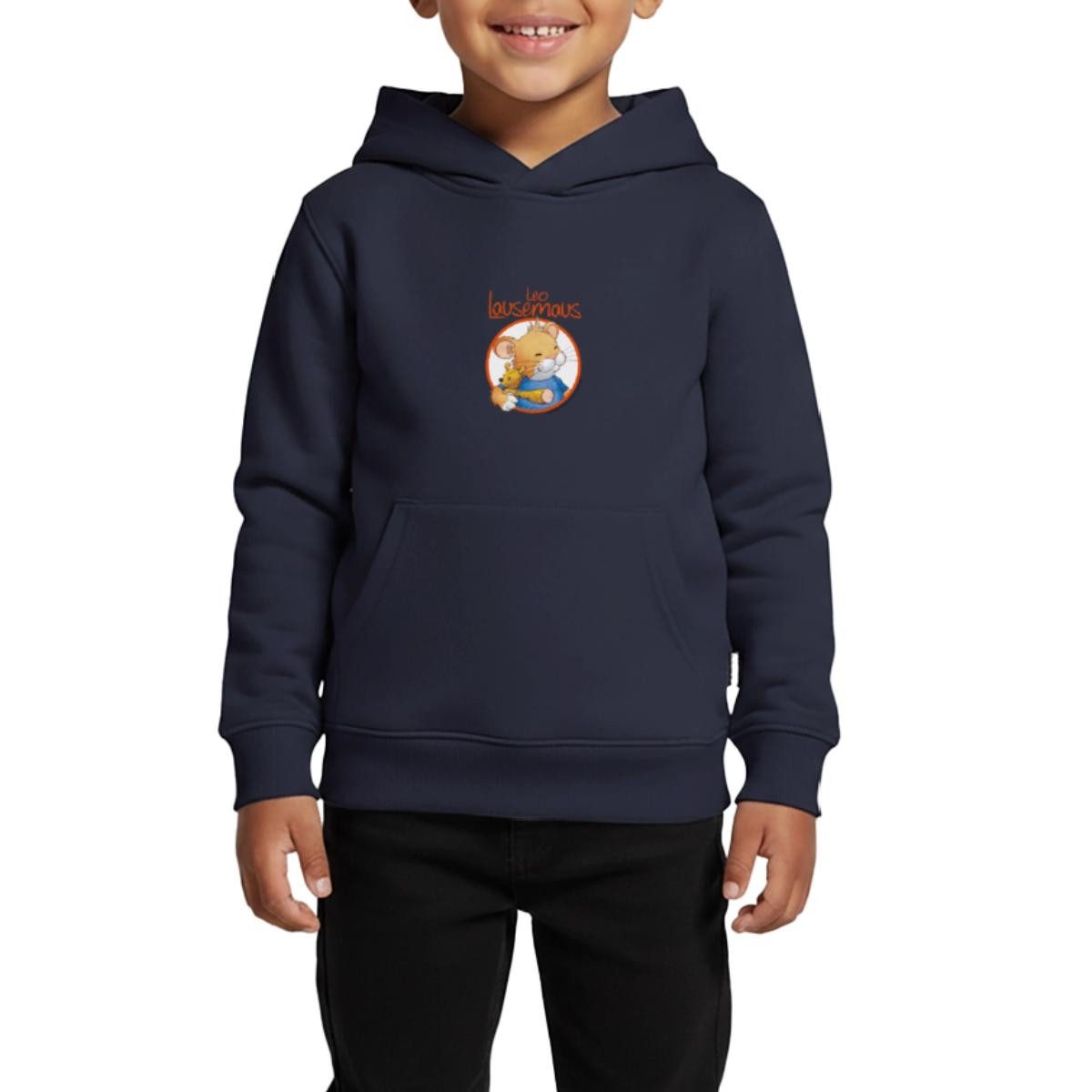 Hoodie Leo Lausemaus Logo Kinder Premium Hoodie