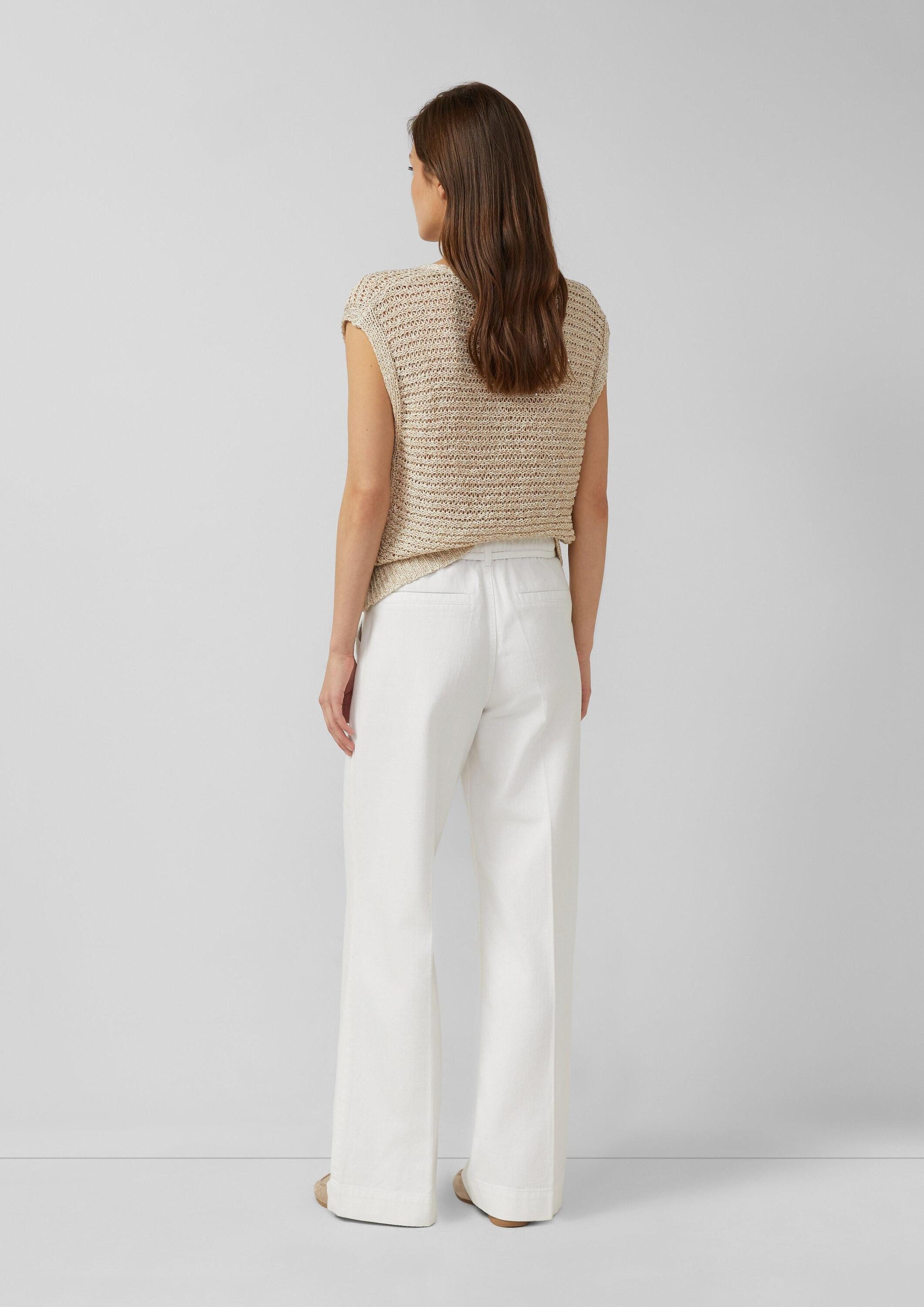 s.Oliver Weite Jeans Jeans-Hose SURI Jeans Suri / Regular Fit / High Rise / Wide Leg / Elastikbund