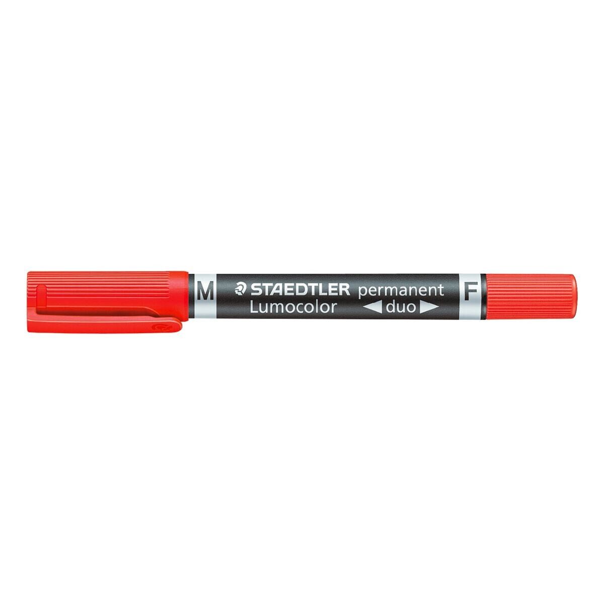 STAEDTLER Permanentmarker Lumocolor permanent duo, (1-tlg), mit zwei unterschiedlichen Strichstärken