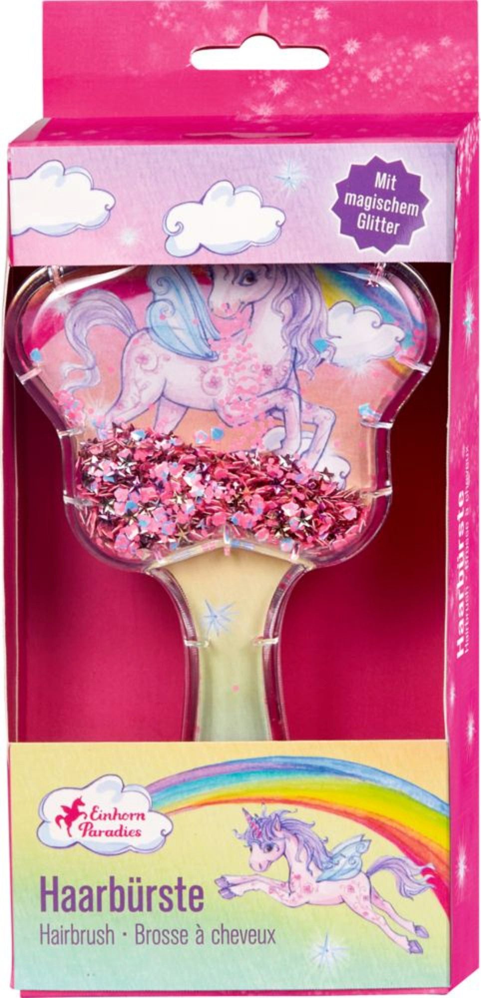 COPPENRATH DIE SPIEGELBURG Spiel Haarbürste Einhorn-Paradies – Glitter & sanfte Borsten