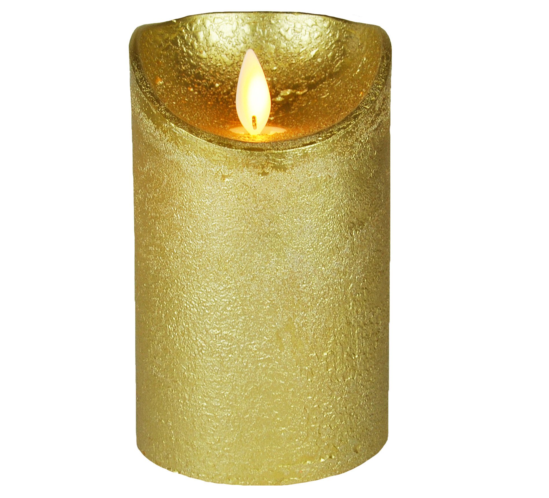 Coen Bakker Deco BV LED-Kerze LED Echtwachskerze Kerze 10 / 12,5 / 15 cm Timer Ø 7,5cm Wachskerze (1-tlg), große Farb- und Größenauswahl, Echtwachskerzen mit Timerfunktion