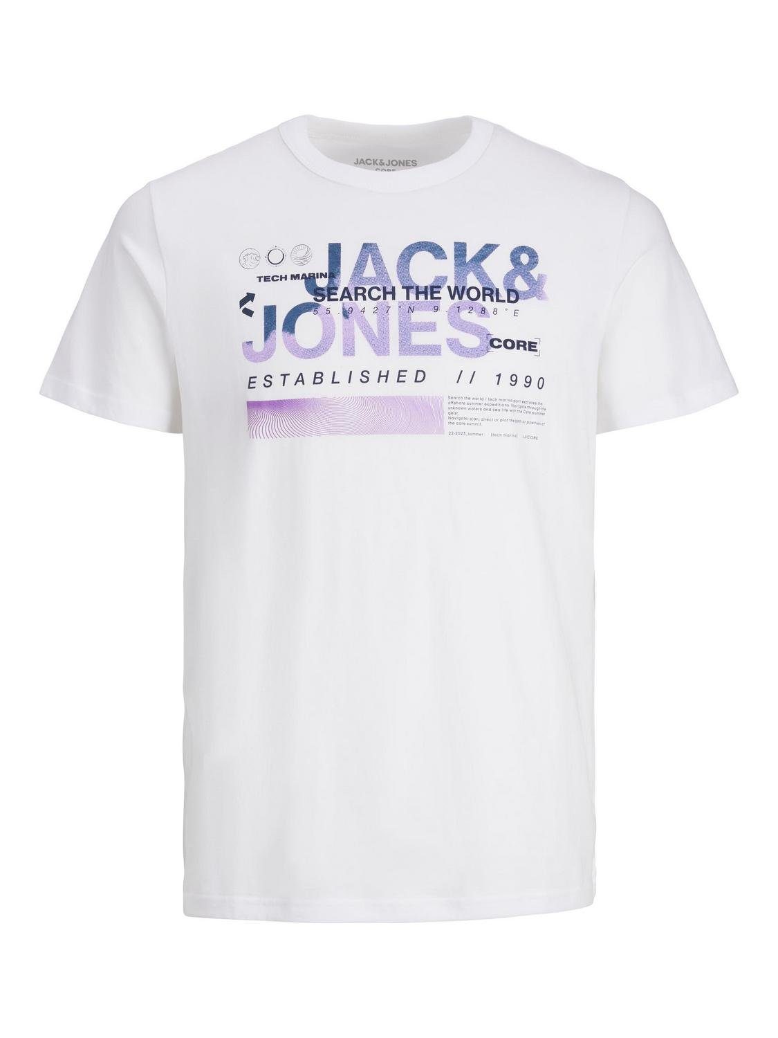 Beliebte Neuerscheinungen Jack & Jones SS JNR TEE CREW T-Shirt JCOWATER LOGO NECK