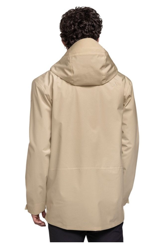 Schöffel Regenjacke CIRC Style Smue (wasserdicht, 2-Wege-Stretch) beige Herren