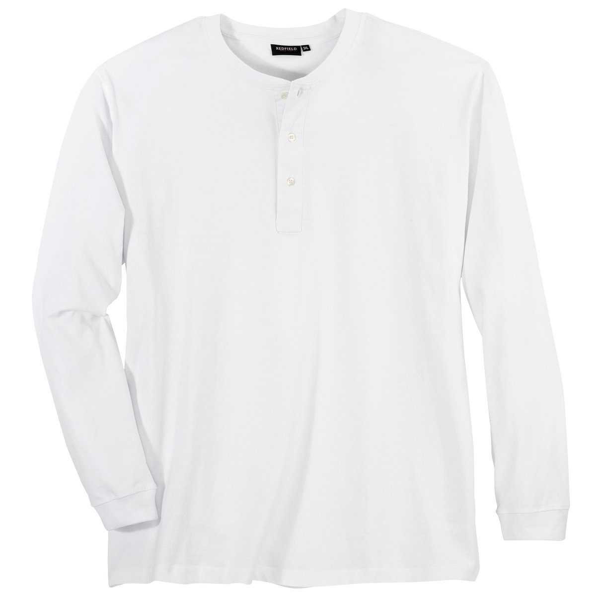 redfield Langarmshirt Serafino Langarmshirt Redfield Übergröße weiß günstig online kaufen