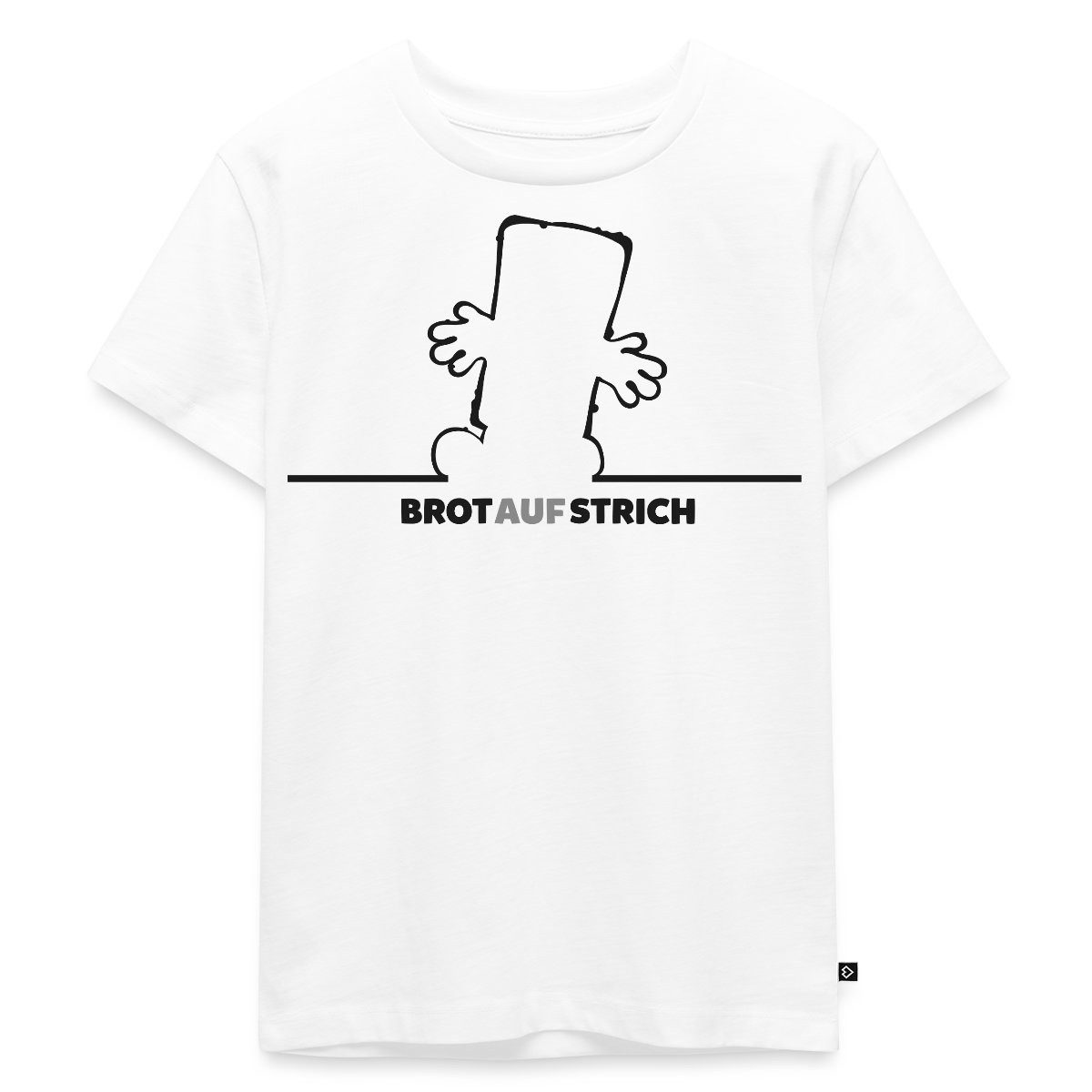 T-Shirt Bernd Das Brot BrotAufStrich Design In Schwarz Kinder Premium T-Shirt