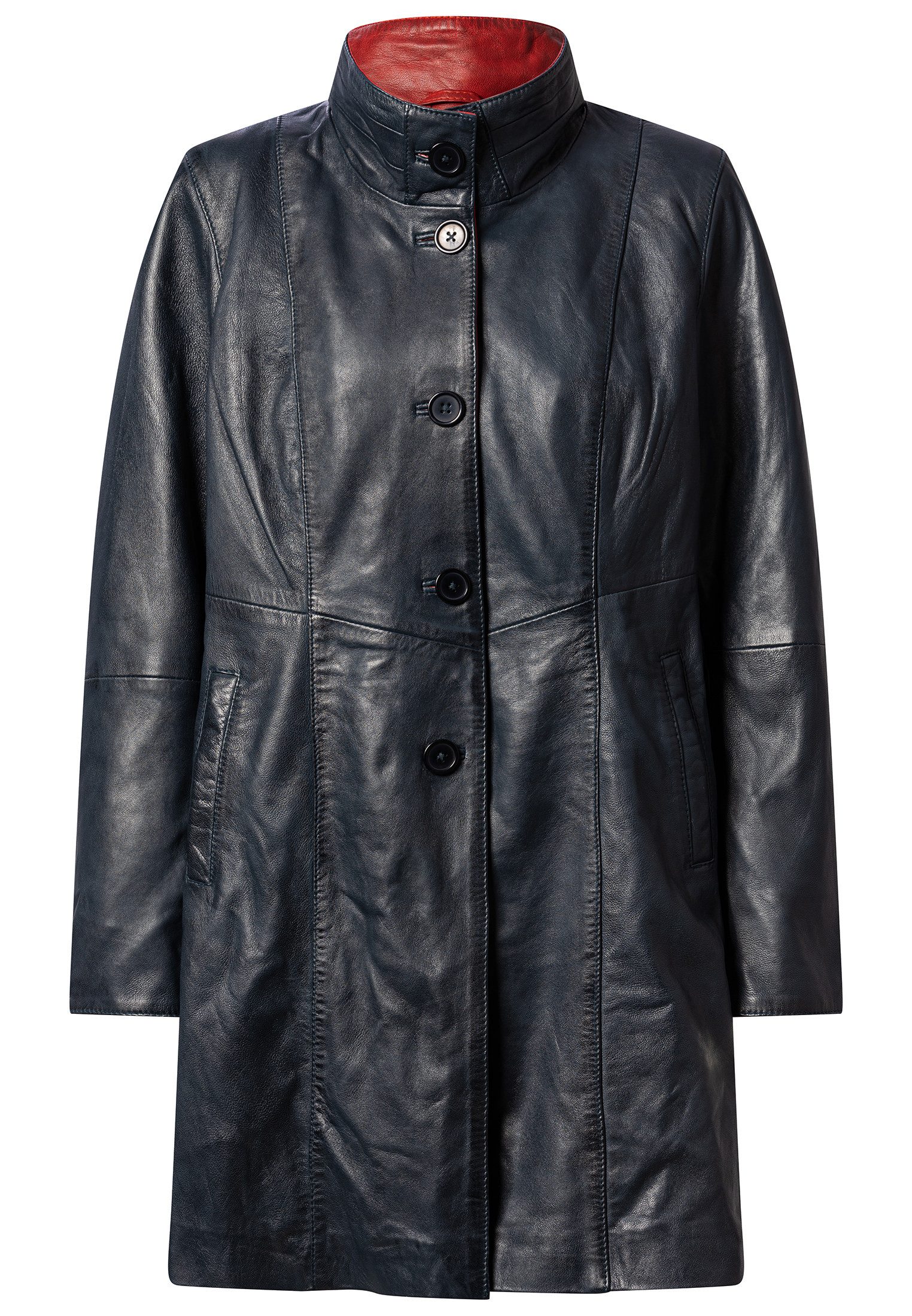 CBL Lederjacke MQ-44778 mit stehkragen günstig online kaufen