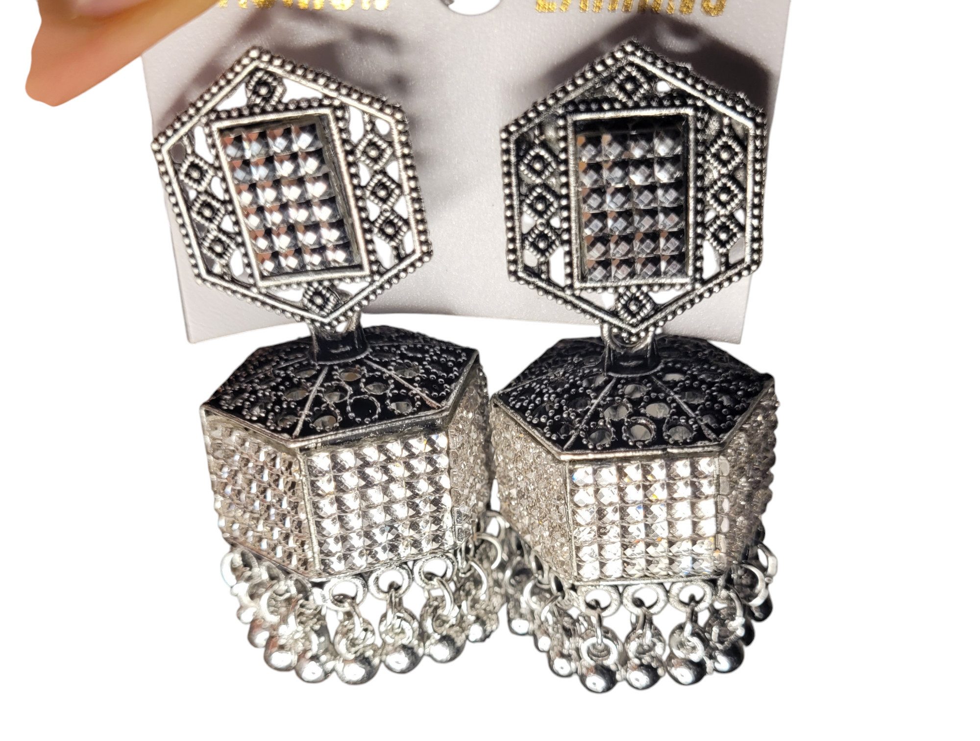 PfauGermany Paar Ohrhänger Jumkha Silver PIE (2-tlg)