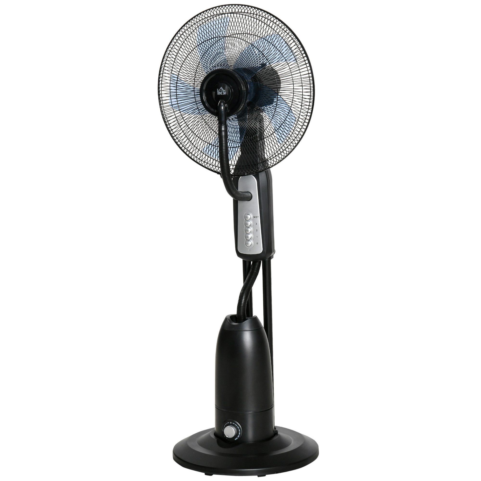 HOMCOM Standventilator Ventilator mit Verstellbar Sprühnebel günstig online kaufen