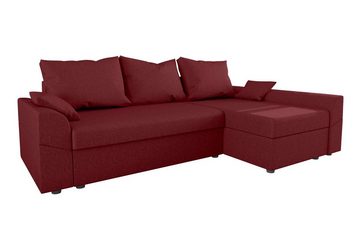 99rooms Ecksofa Aurora, L-Form, Eckcouch, Sofa, Sitzkomfort, mit Bettfunktion, mit Bettkasten, Modern Design