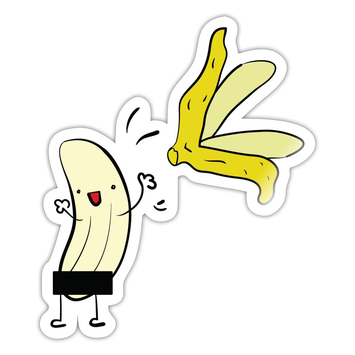 Spreadshirt Aufkleber Striptease Banane Zensurbalken Lustig Sticker Aufkleber