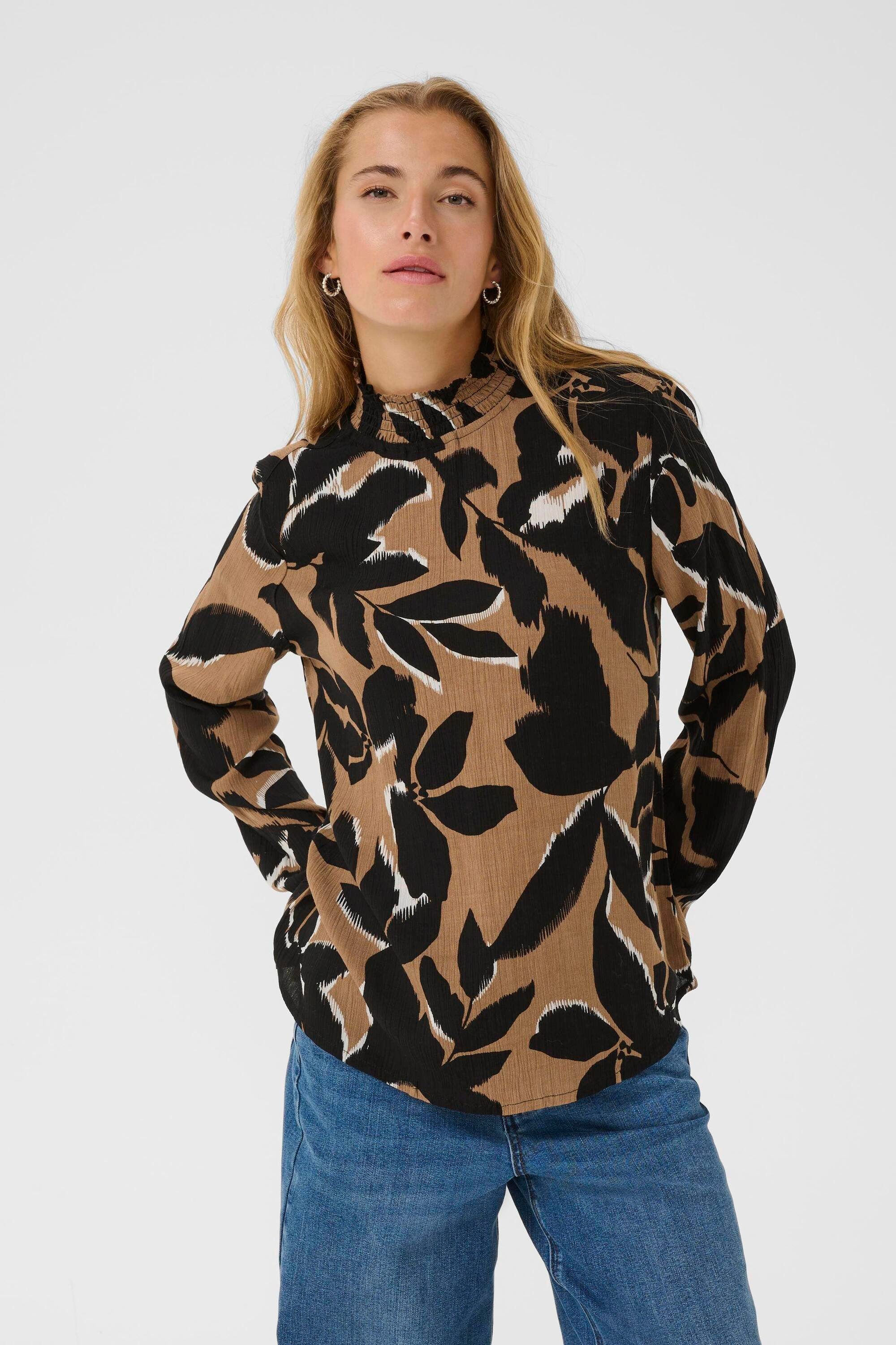 Langarmbluse Bluse langarm KAamber