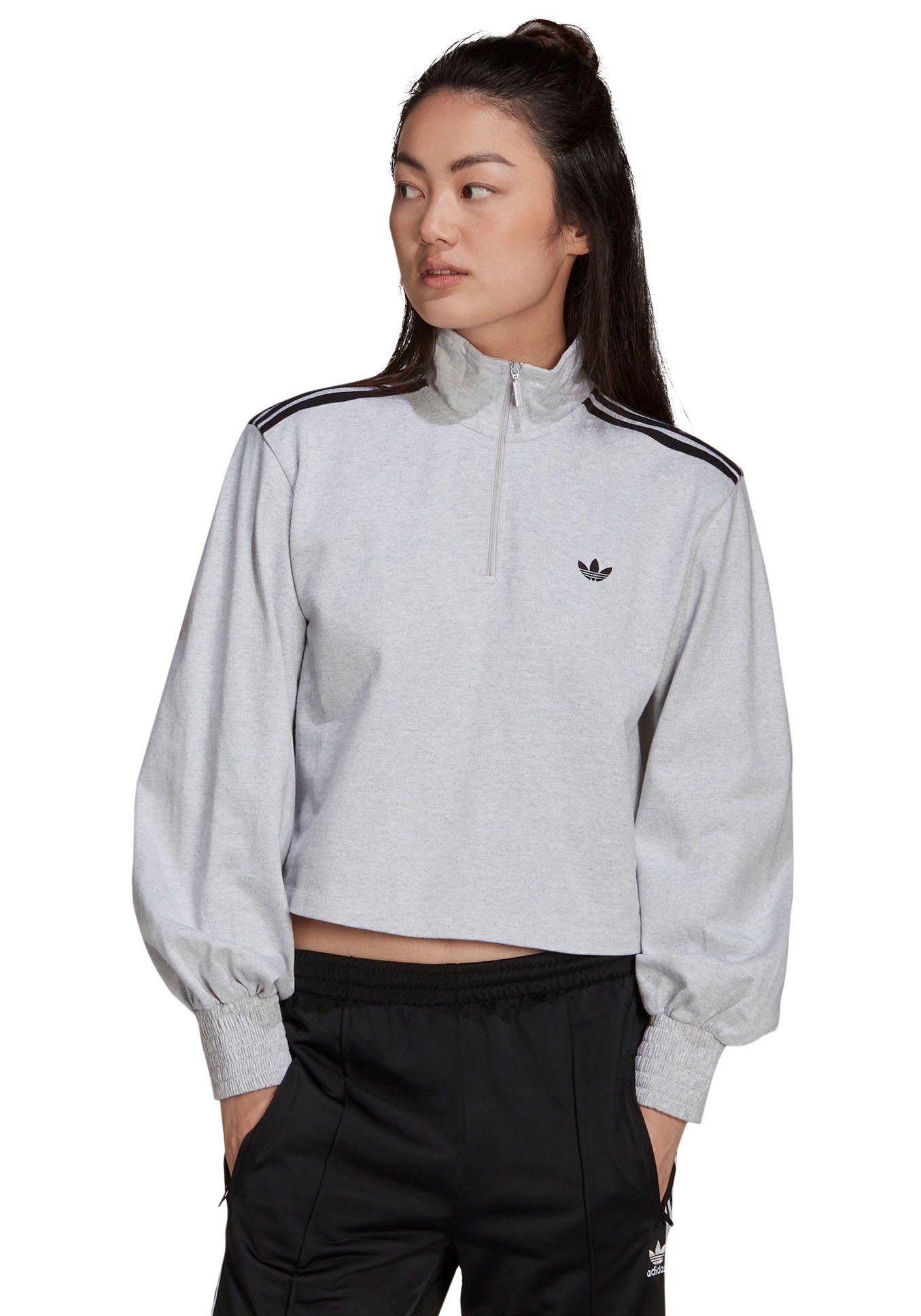 adidas Originals Sweatshirt »CROPPED HALFZIP SWEATER« online kaufen | OTTO