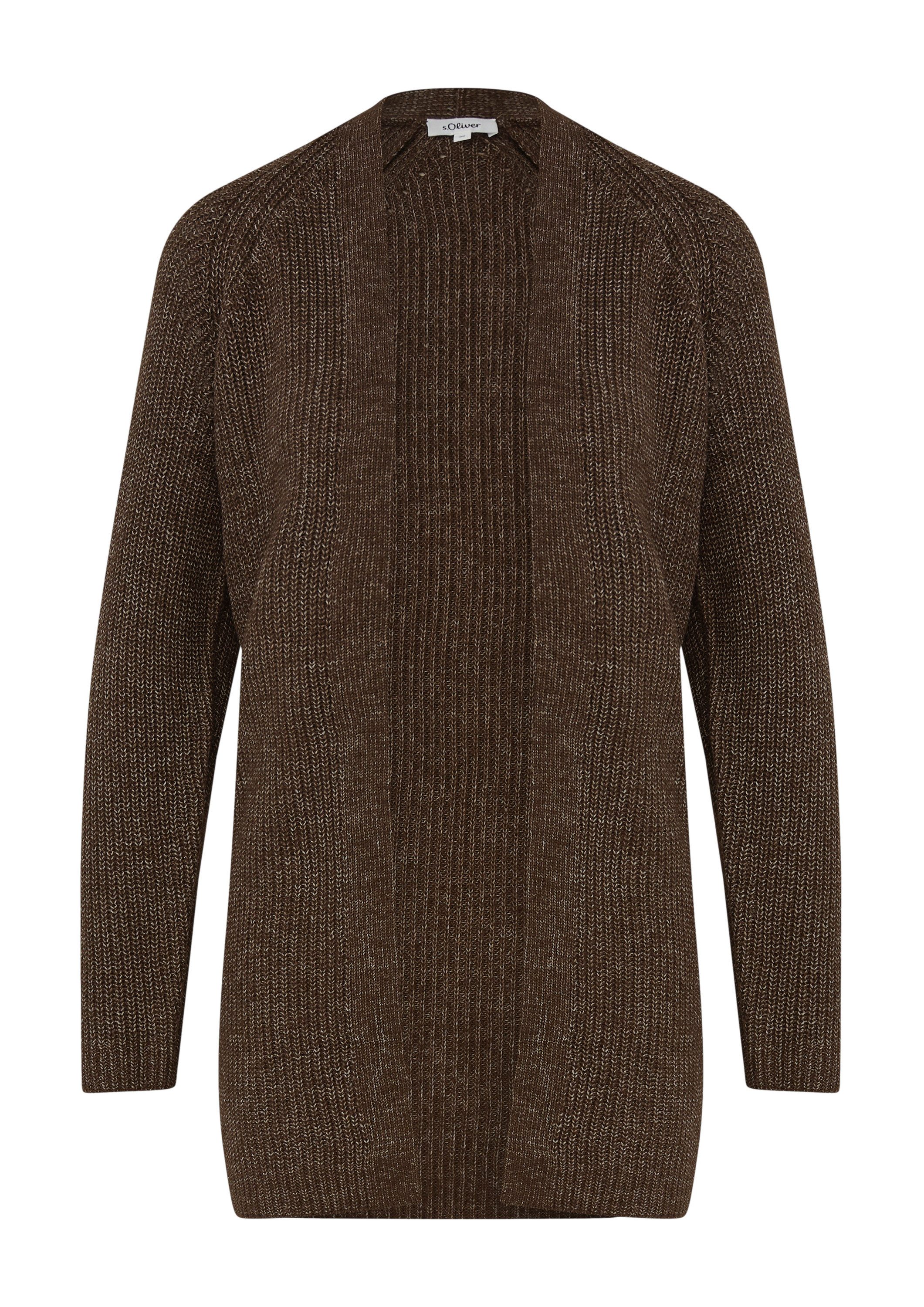 s.Oliver Cardigan Strickjacke Strukturierter Cardigan im günstig online kaufen