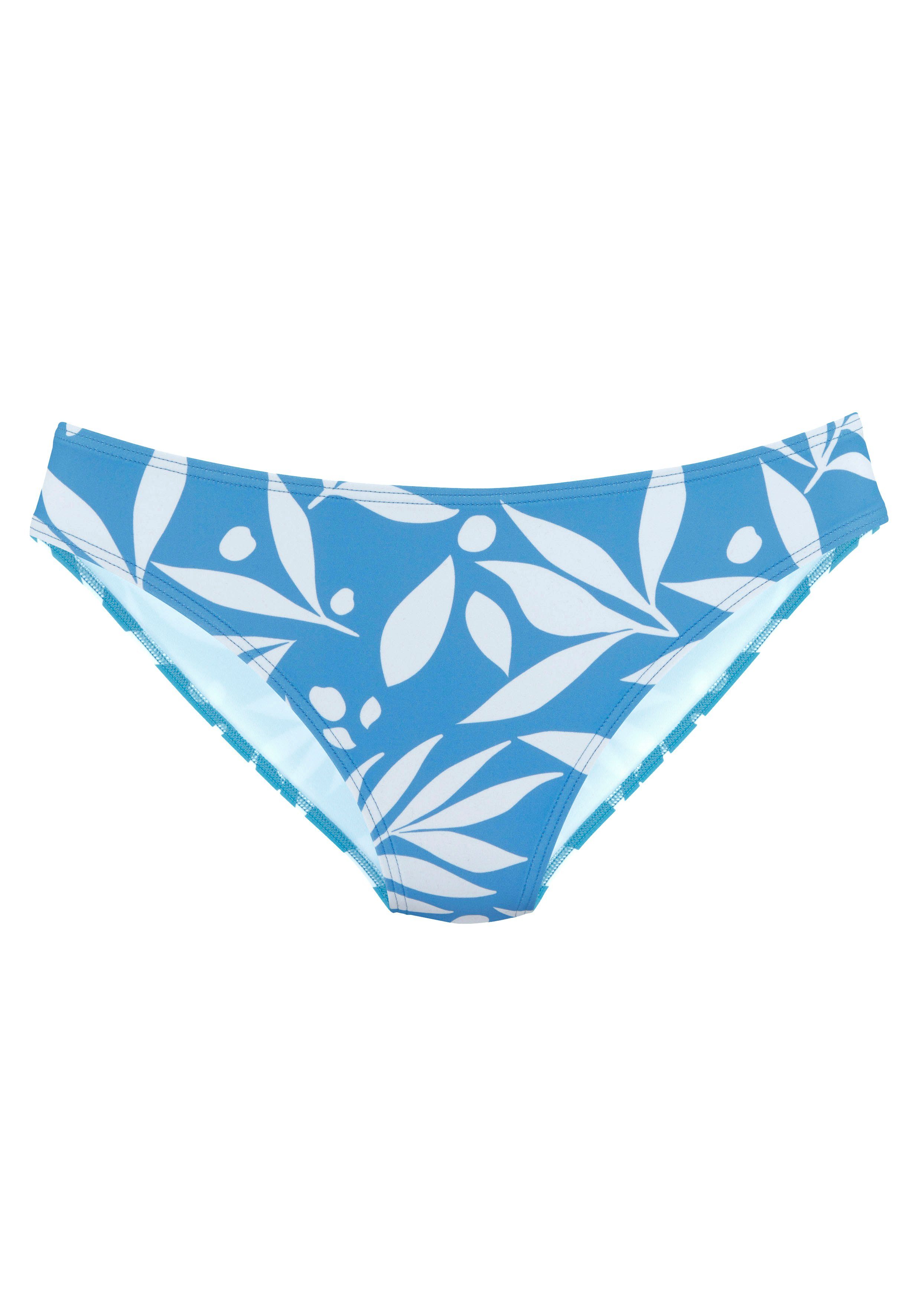 LASCANA ACTIVE Bikini-Hose Lia mit Blätterdruck günstig online kaufen