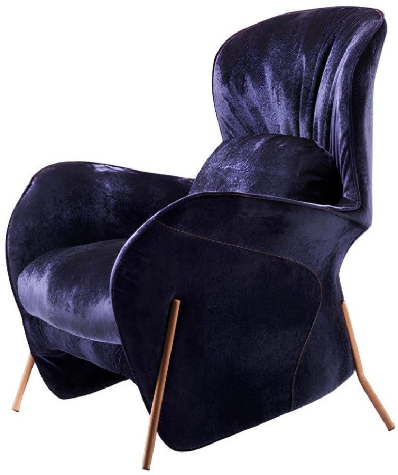 Xlmoebel Loungesessel Einzel Relax-Fernsehsessel in Designer Club Lounge-Stil (1-St., Sessel), Hergestellt in Europa