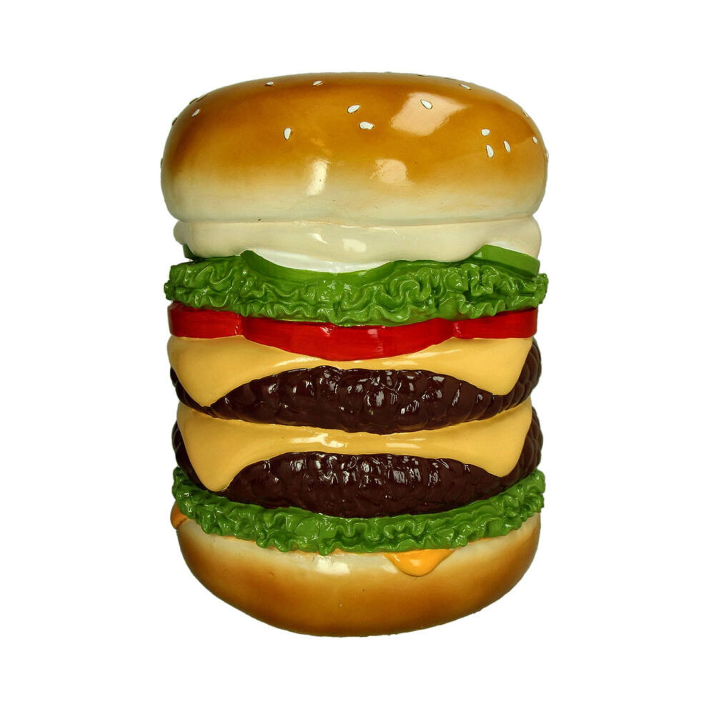 Kersten BV Sitzhocker Pouf HAMBURGER mehrfarbig, 36x36x46 cm