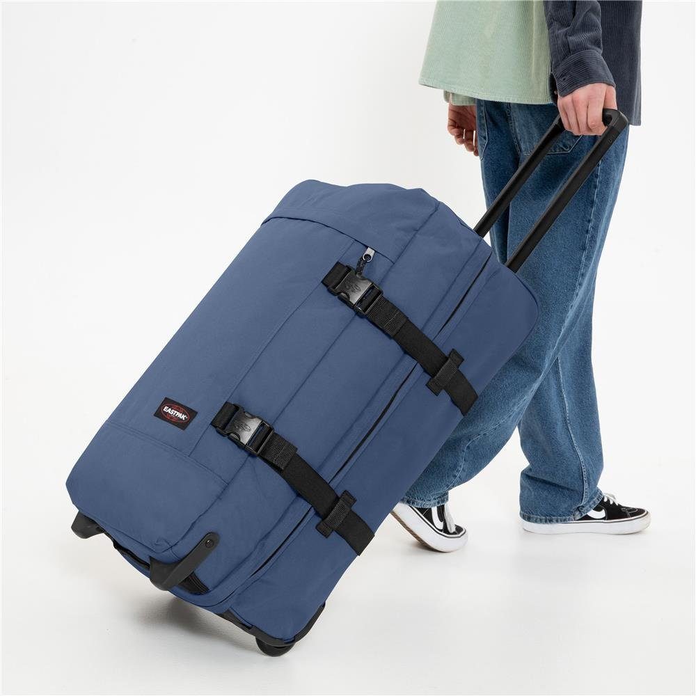 Eastpak Weichgepäck-Trolley TRANVERZ M, Reisetrolley Powder Pilot blau Teleskopgriff Rollkoffer