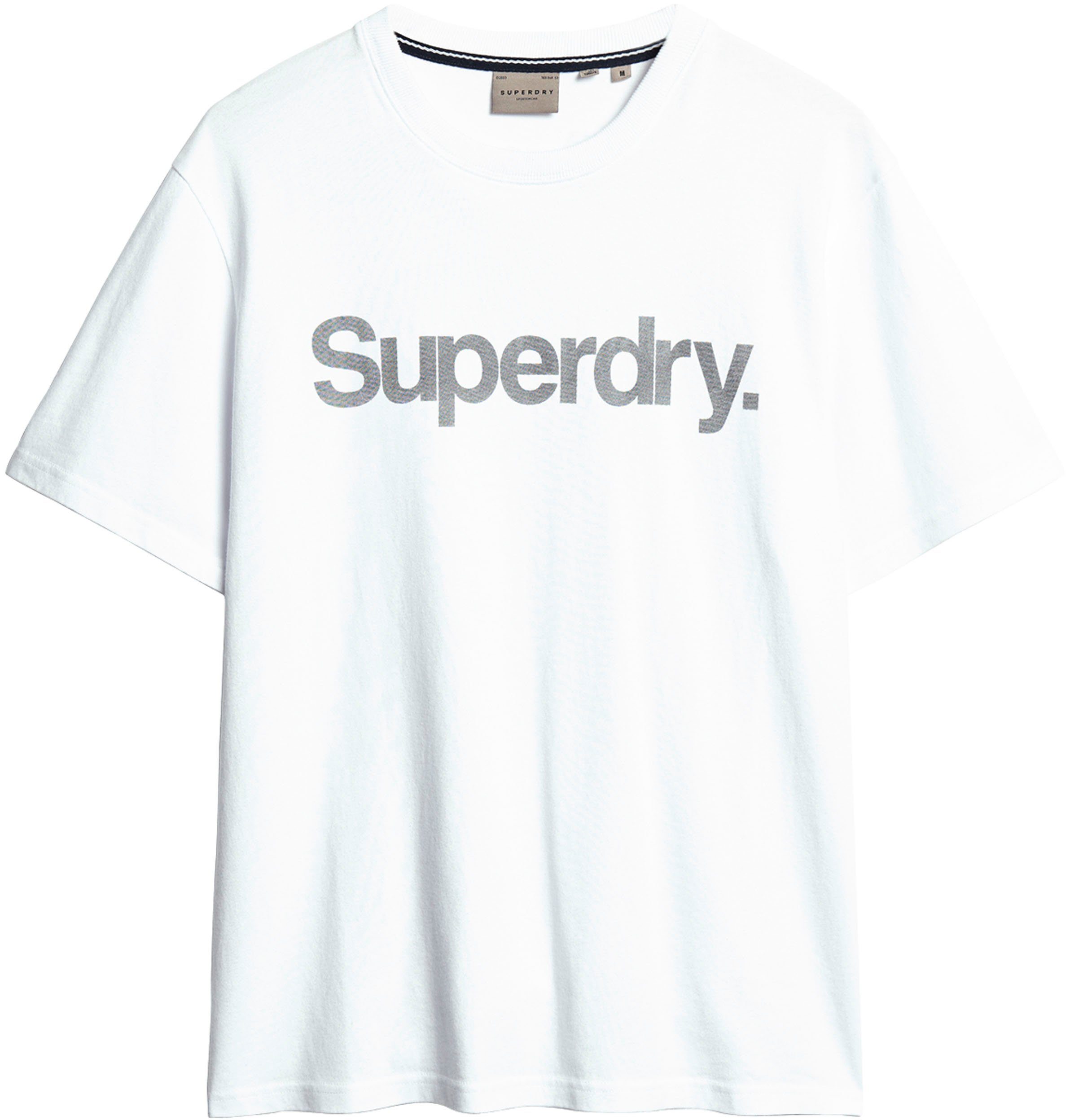 Superdry T-Shirt CORE LOGO CITY LOOSE TEE optic