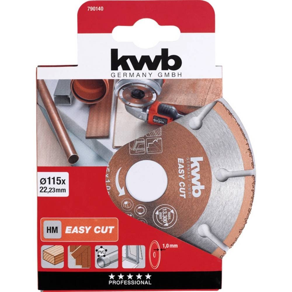 kwb Trennscheibe EASY CUT HM TRENNSCHEIBE, UNIVERSAL 790640