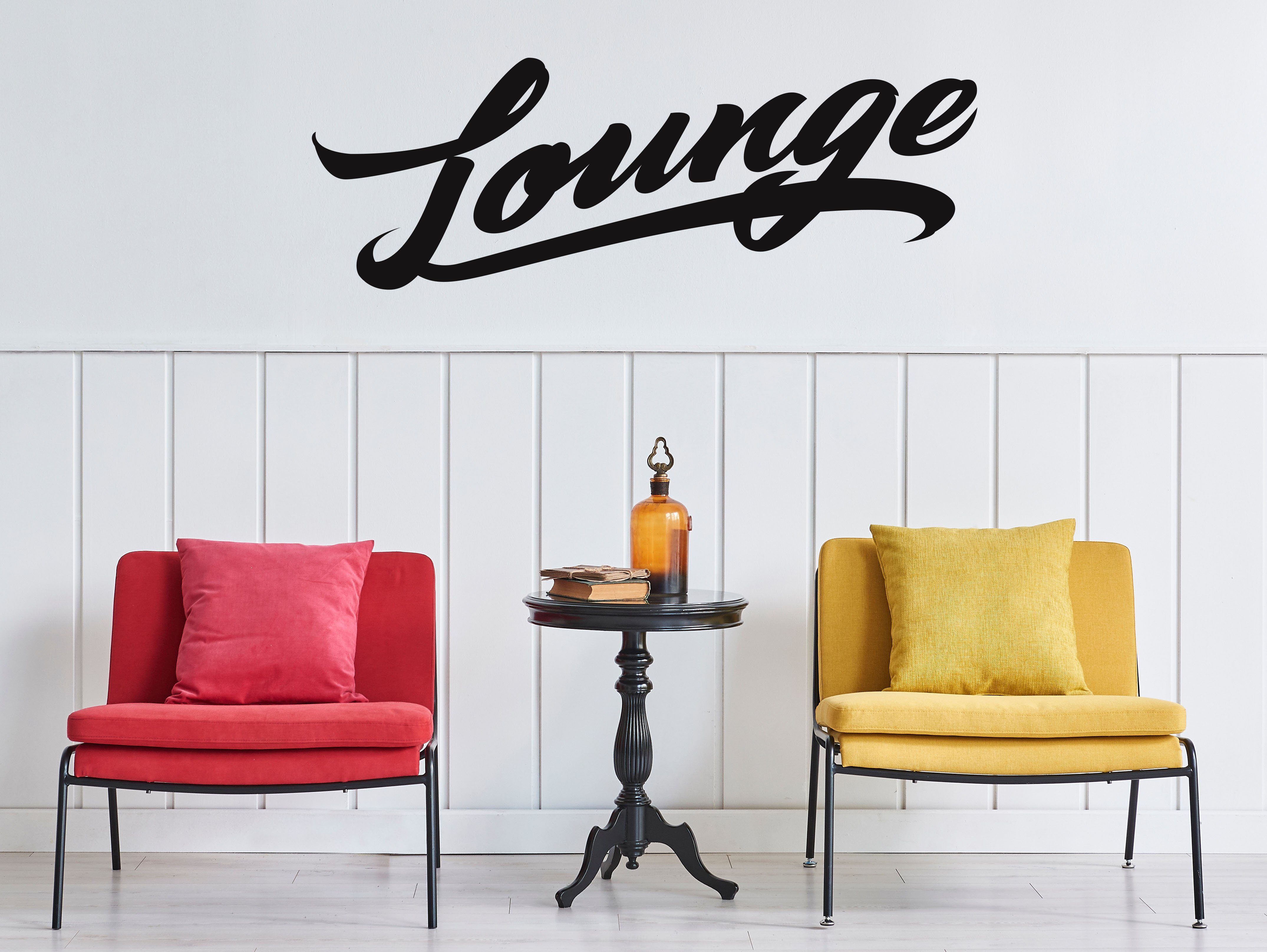 queence Wandtattoo »LOUNGE« (1 Stück)-HomeTrends