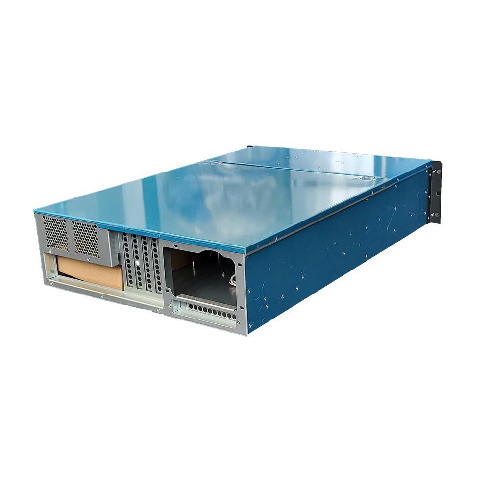 Realpower PC-Gehäuse RPS19-G3380, 19" Industrie Server Gehäuse, Rack, 2 x USB, 2 x 5,25", 3 x 3,5"