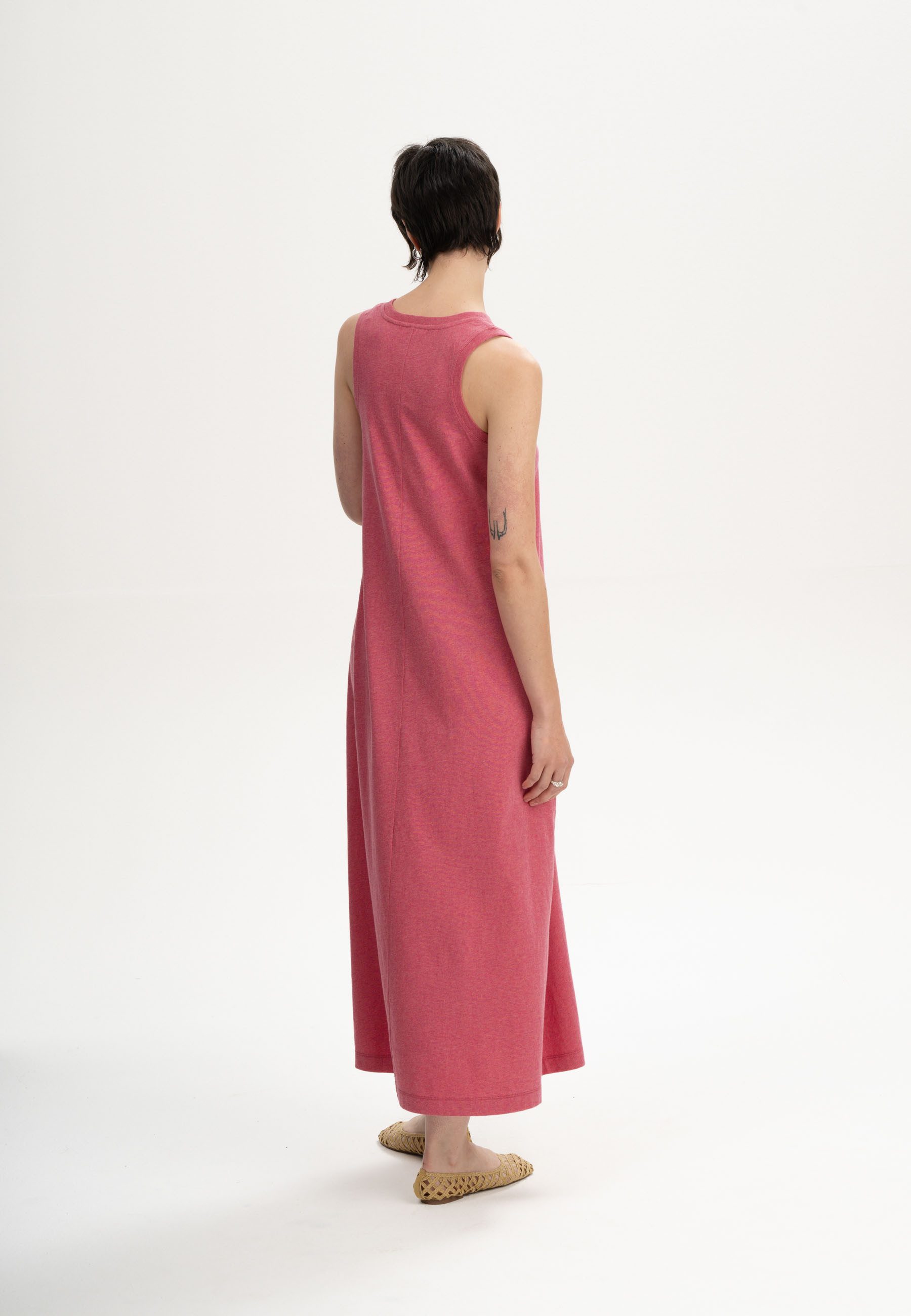 MELA Jerseykleid Jersey Maxi Kleid Style MAHIKA Ärmellos