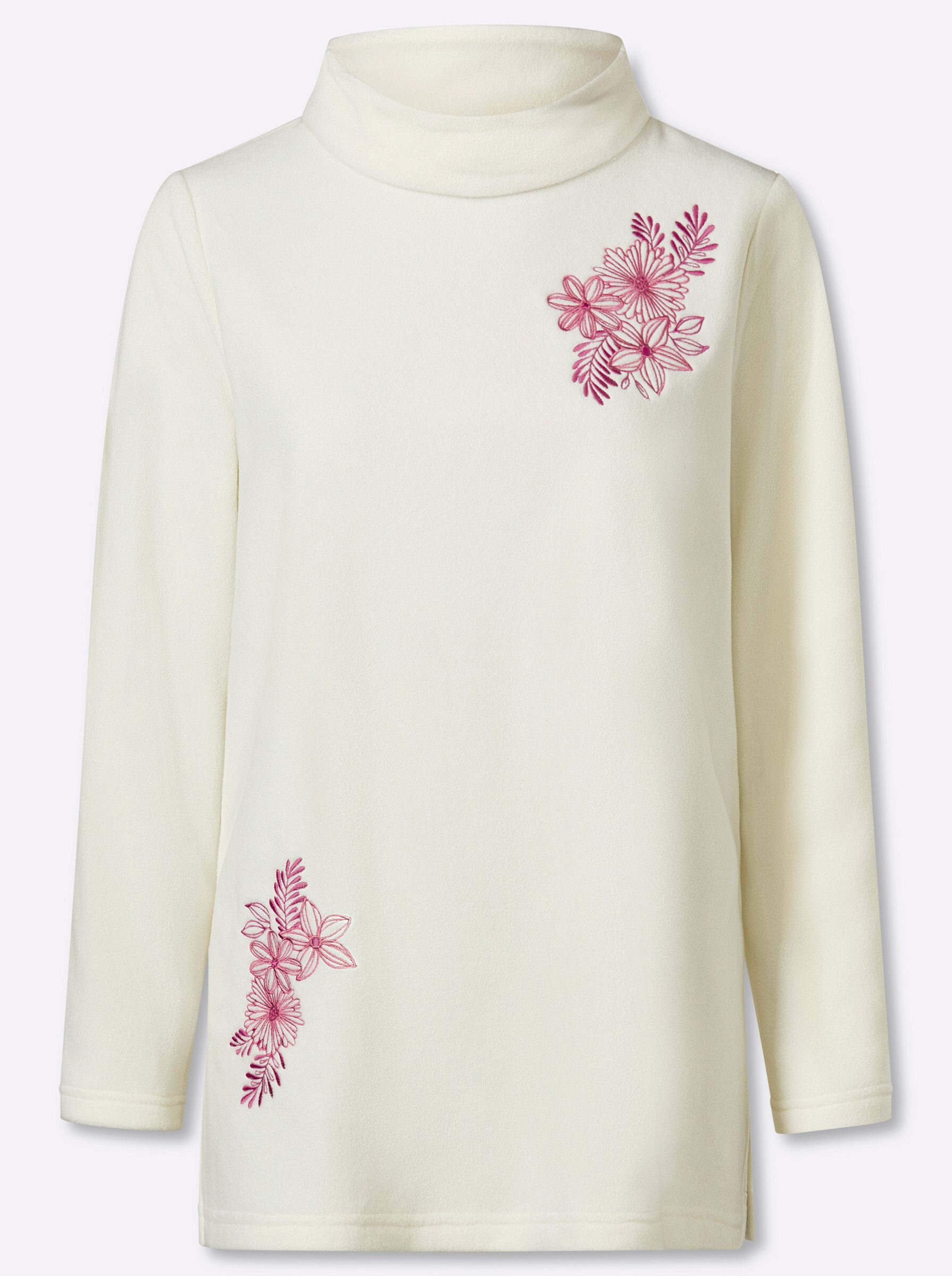 Sieh an! Fleeceshirt Fleece-Shirt Langarm Länge ca. 74 cm – Bild 4 von 5