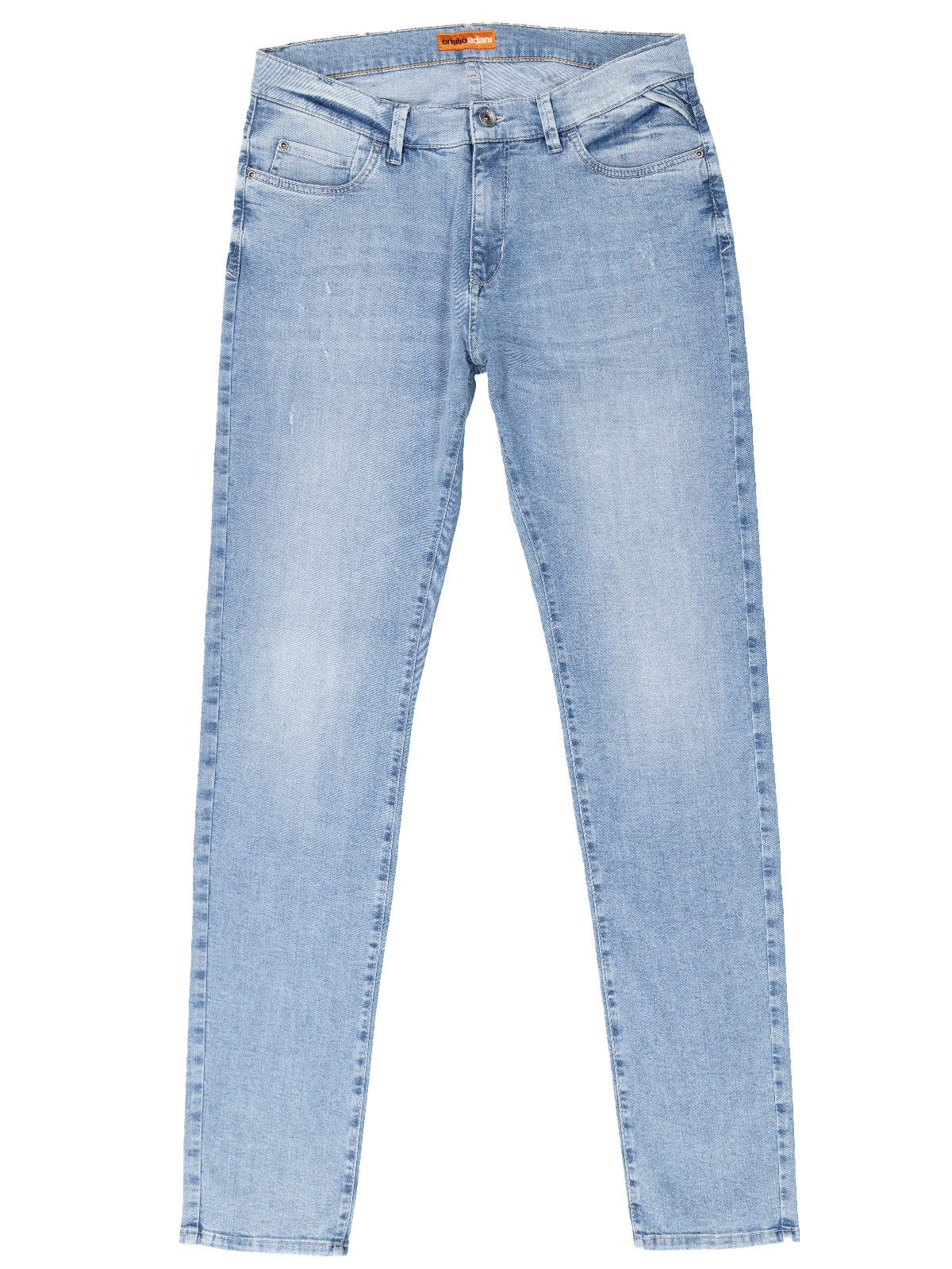 Stretch-Jeans Herren Super-Stretch-Jeans slim fit, Hellblau