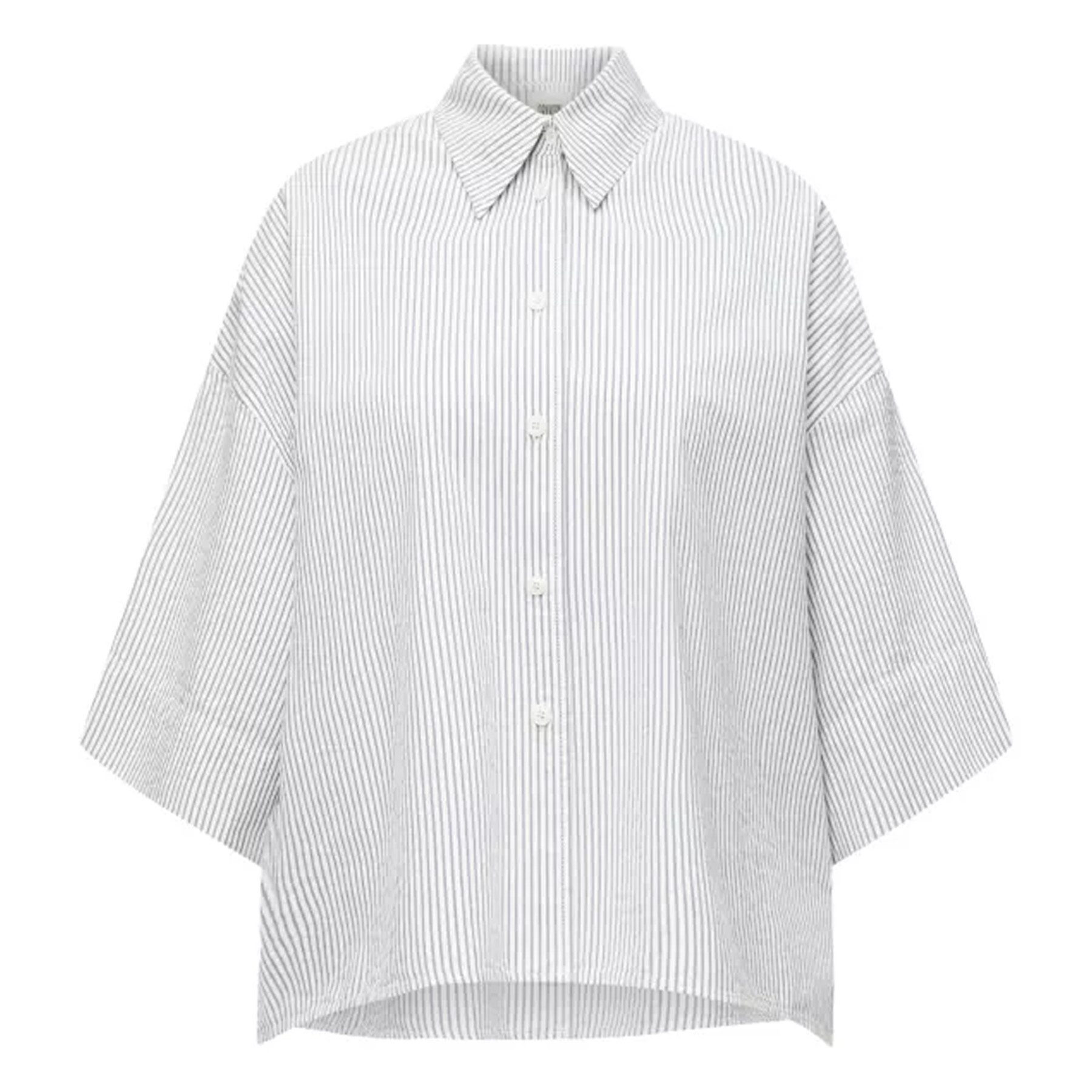 Langarmbluse Bluse YARIKA aus Baumwolle