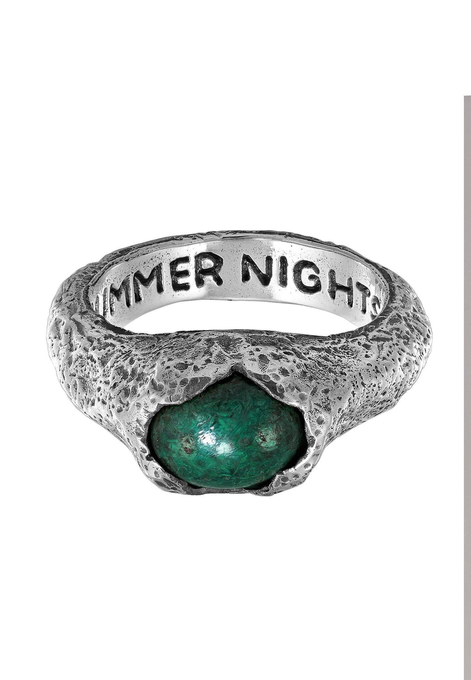 HAZE & GLORY Siegelring Chrysokoll-Edelstein Ring günstig online kaufen