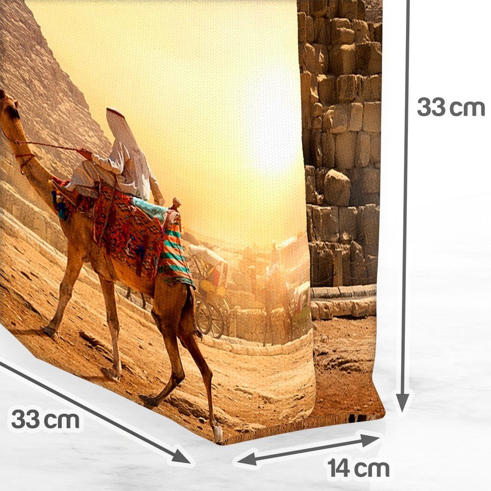 VOID Ägypten Kamel jones san Pyramiden pyramiden wüste kamel ägypten Reise Henkeltasche (1-tlg),