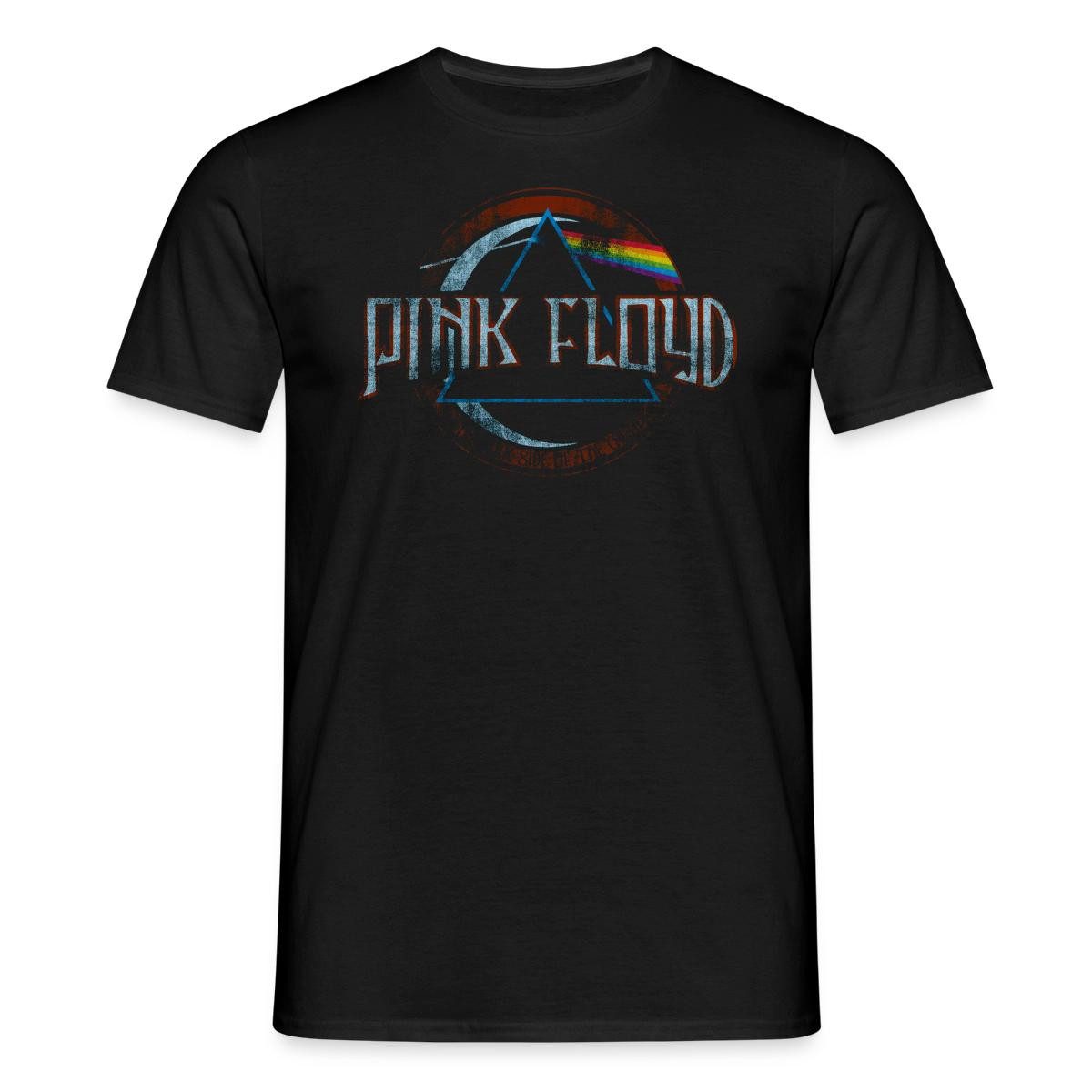 Spreadshirt T-Shirt Pink Floyd Prism Logo Männer T-Shirt (1-tlg)