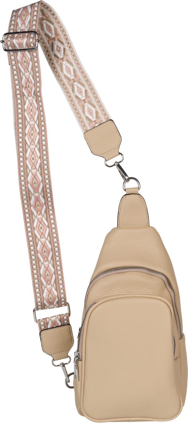 styleBREAKER Umhängetasche One Shoulder Rucksack Gemusterter günstig online kaufen