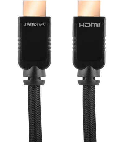Speedlink Speedlink 5m HDMI-Kabel Ultra HD UHD Full-HD Ethernet 3D HDTV für HD TV Konsole PS4 PS3 Xbox One 360 Blu-Ray Player DVD etc HDMI-Kabel, HDMI, HDMI Typ A, (500 cm), Universal, Geschirmt, Vergoldete Anschlüsse, Ethernet, HighSpeed