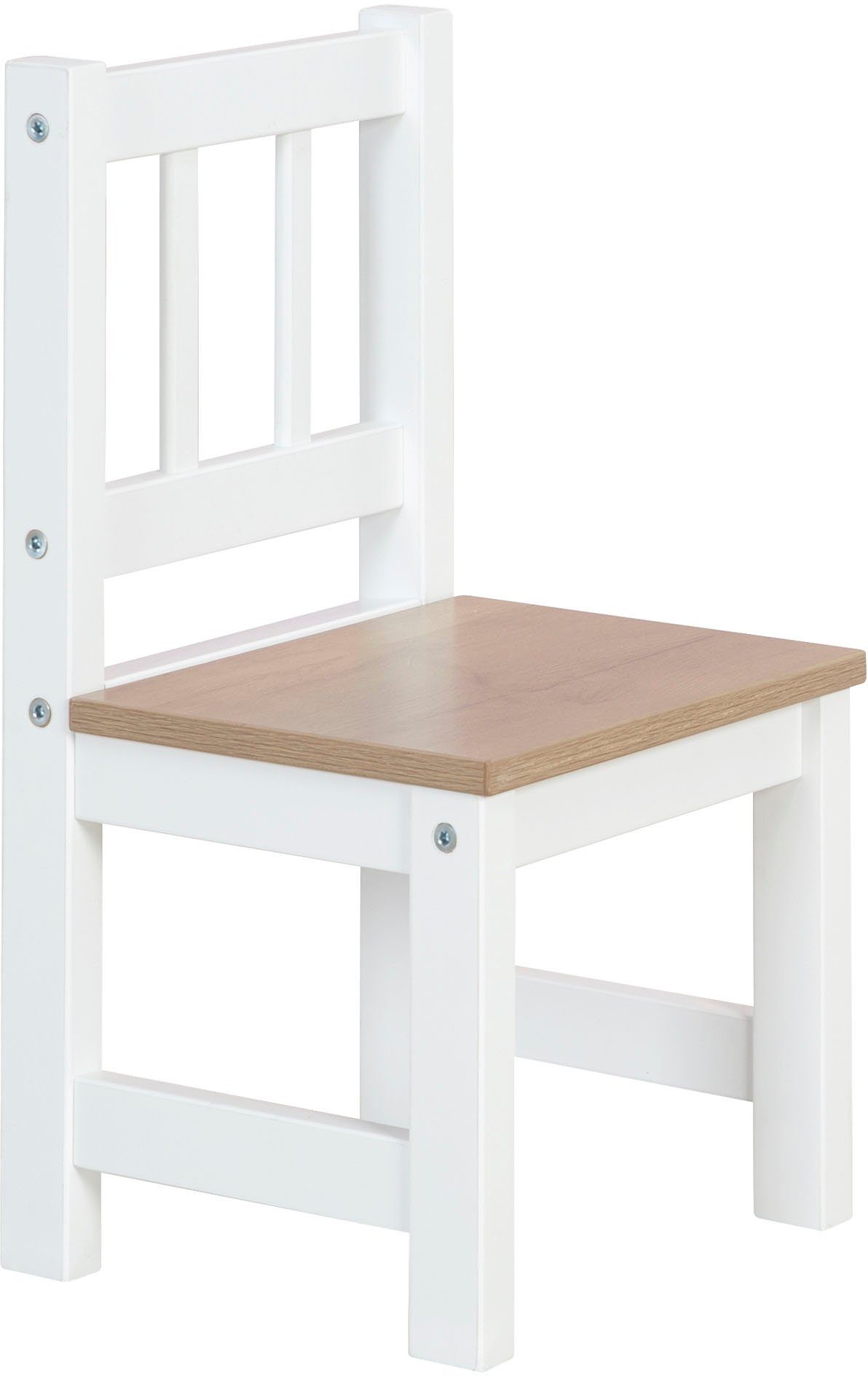 Kindersitzgruppe roba® (3-tlg) Holzdekor/weiß, Woody,
