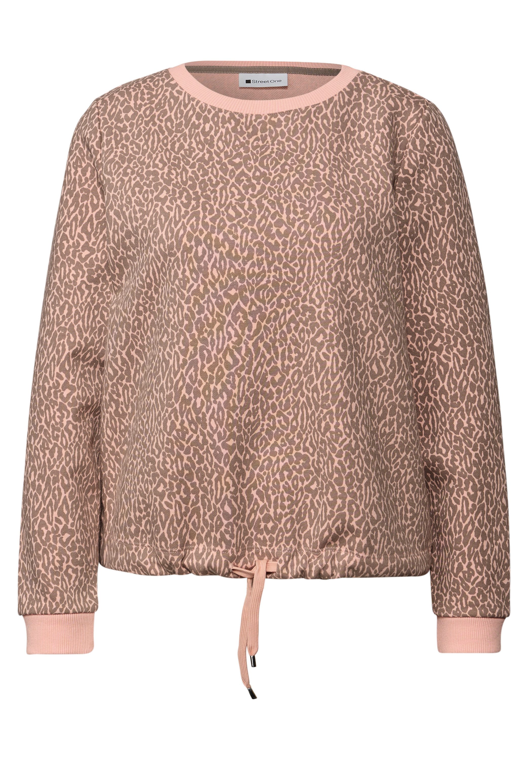 STREET ONE Sweatshirt mit Leo-Print
