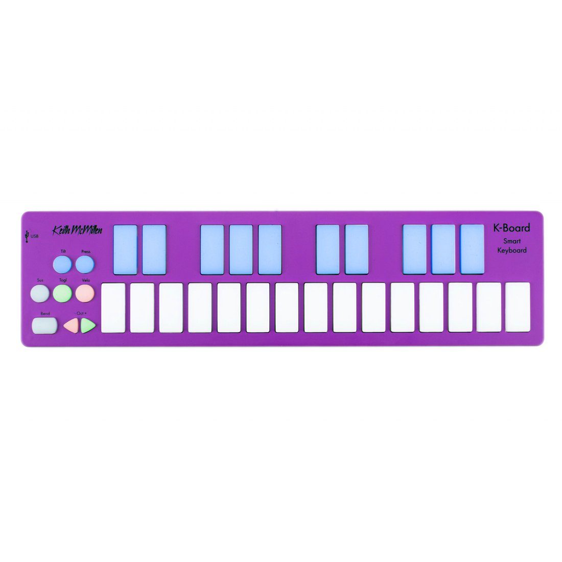 Keith McMillen Synthesizer K-Board MIDI-Controller Orchid