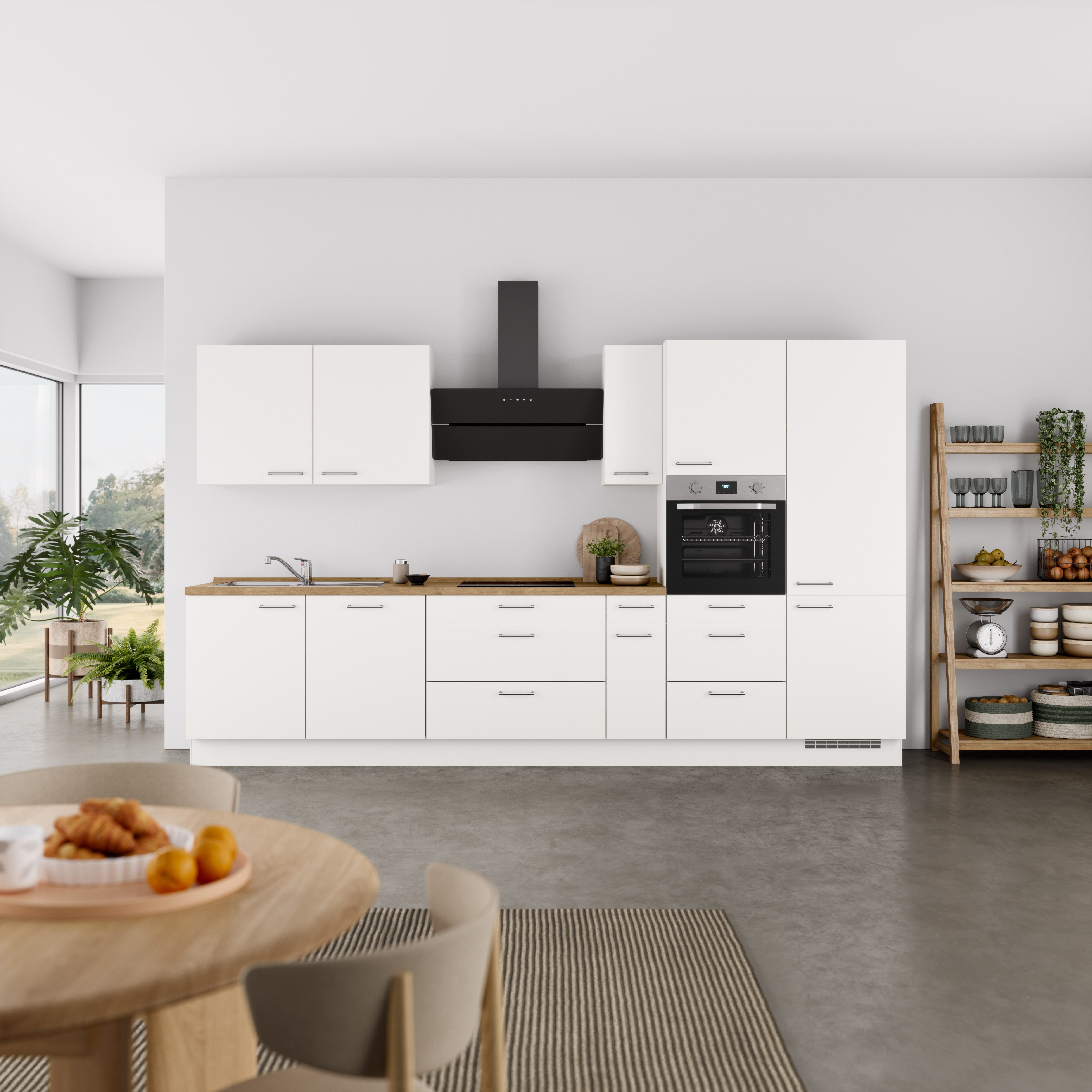 nobilia® Küchenzeile "Laser II", Ausrichtung wählbar, Breite 360 cm, vormon günstig online kaufen