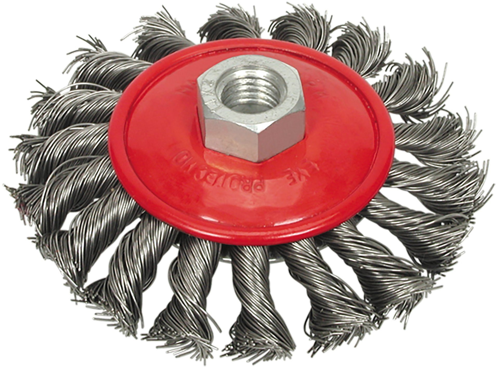 TRIZERATOP Drahtbürste Topfbürste 100 mm, geflochtener Draht, für Elektrowerkzeuge, (Topfbürste 100 mm, geflochtener Draht)
