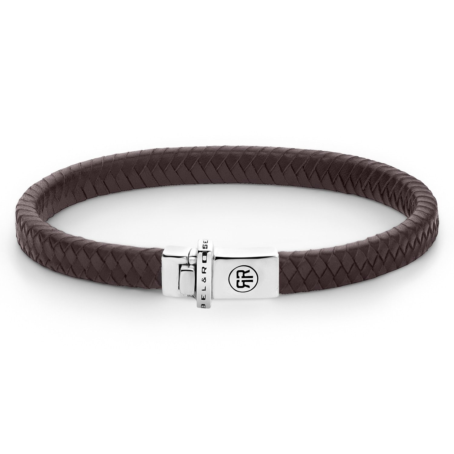 Rebel & Rose Armband Small Braided Brown