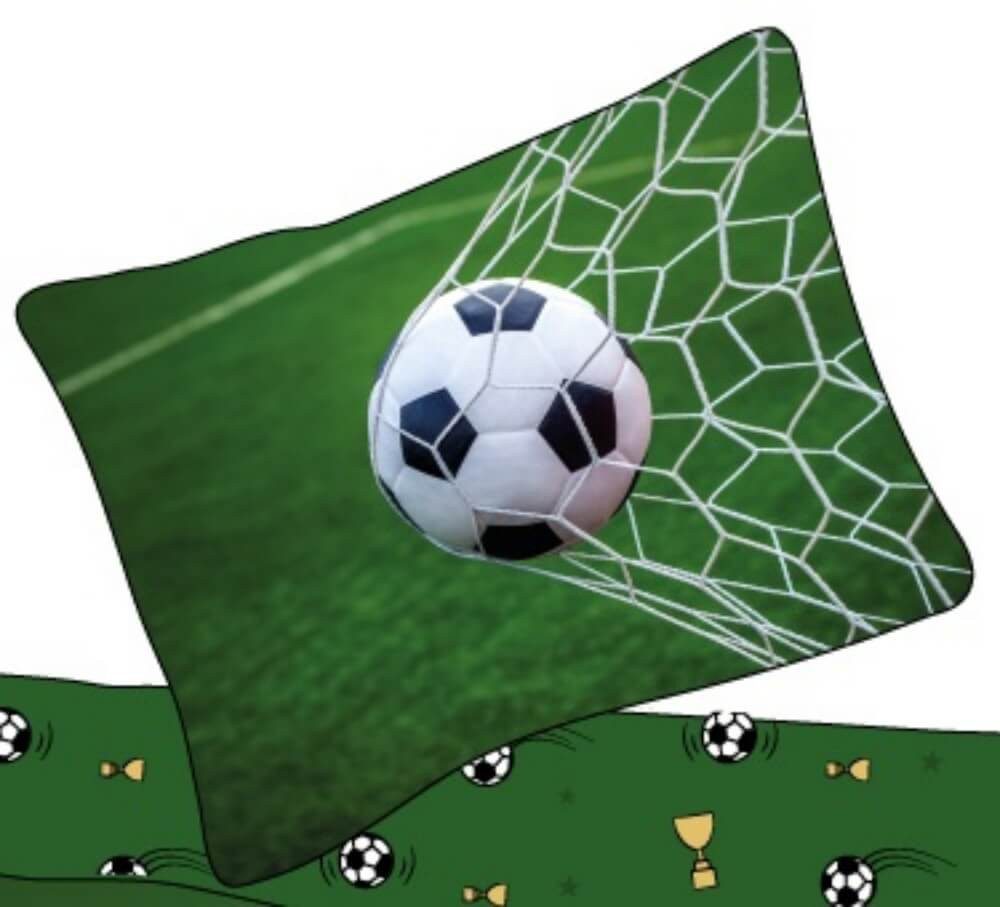 BrandMac Bettwäsche Fußball - Wende-Bettwäsche-Set mit Fussball-Motiv, 135x günstig online kaufen